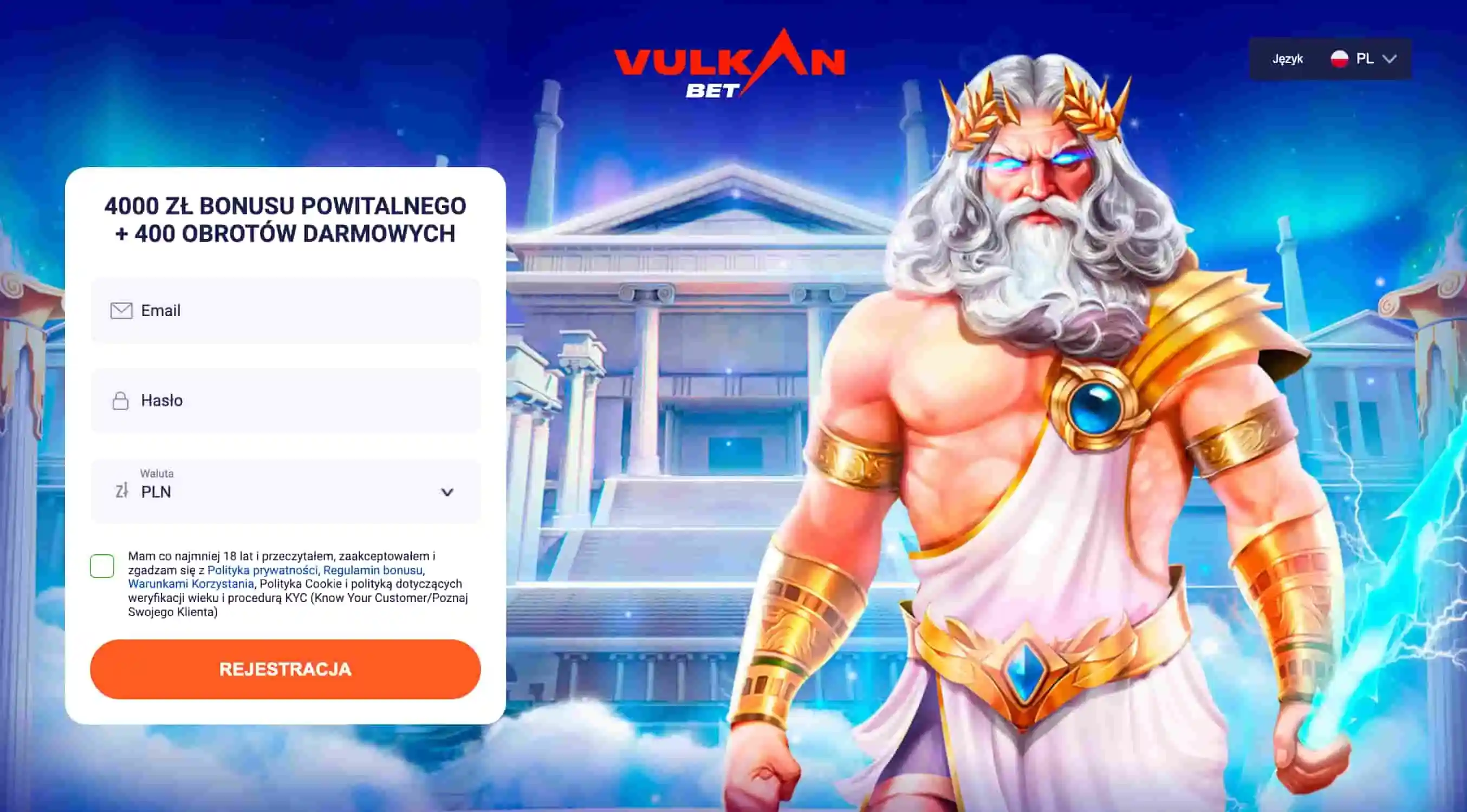 Vulkan Bet Kasyno gives