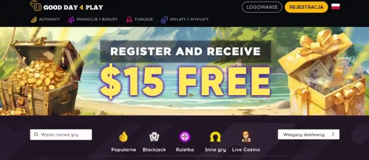 100% bonus od depozytu w Good Day 4 Play Casino – recenzja kodu promocyjnego GDFPlay