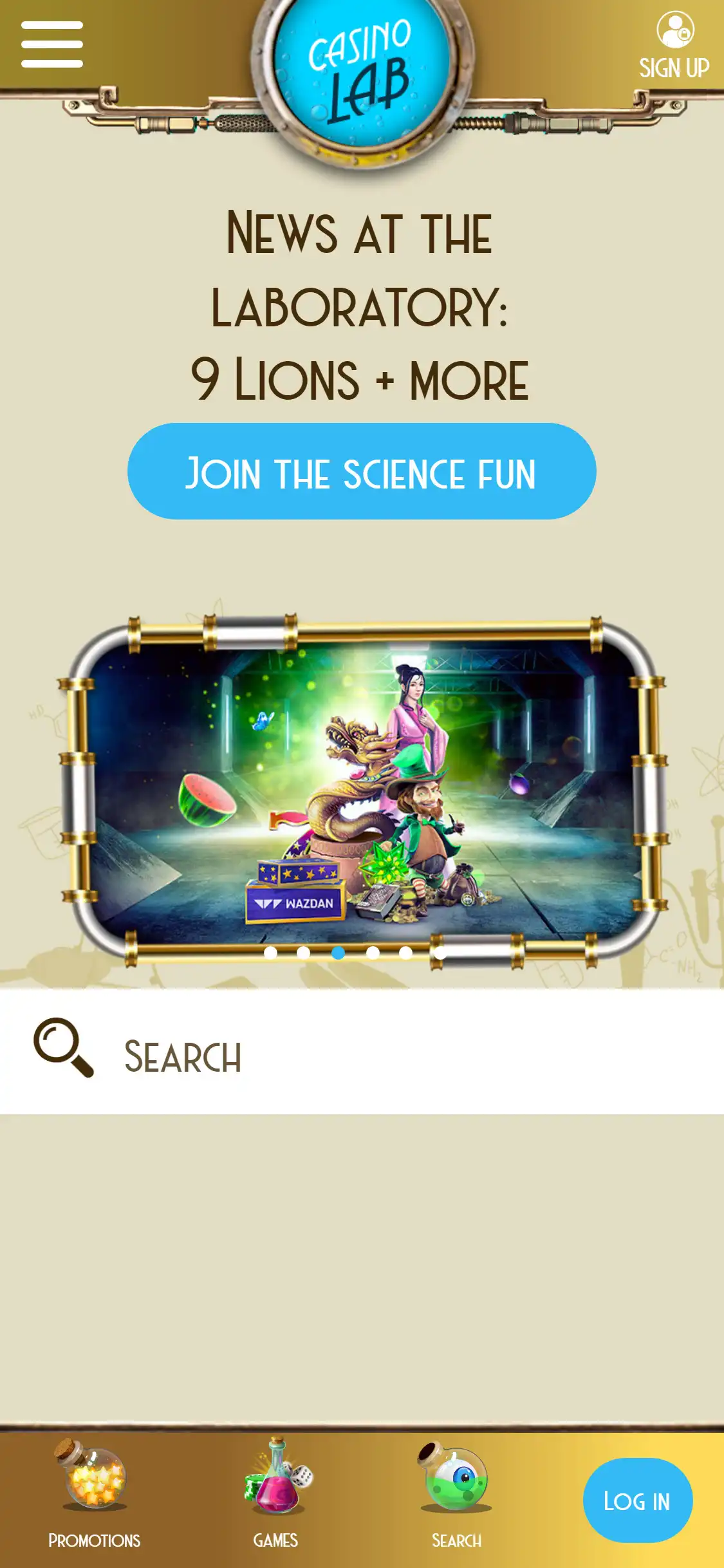 Casino Lab Mobile Review