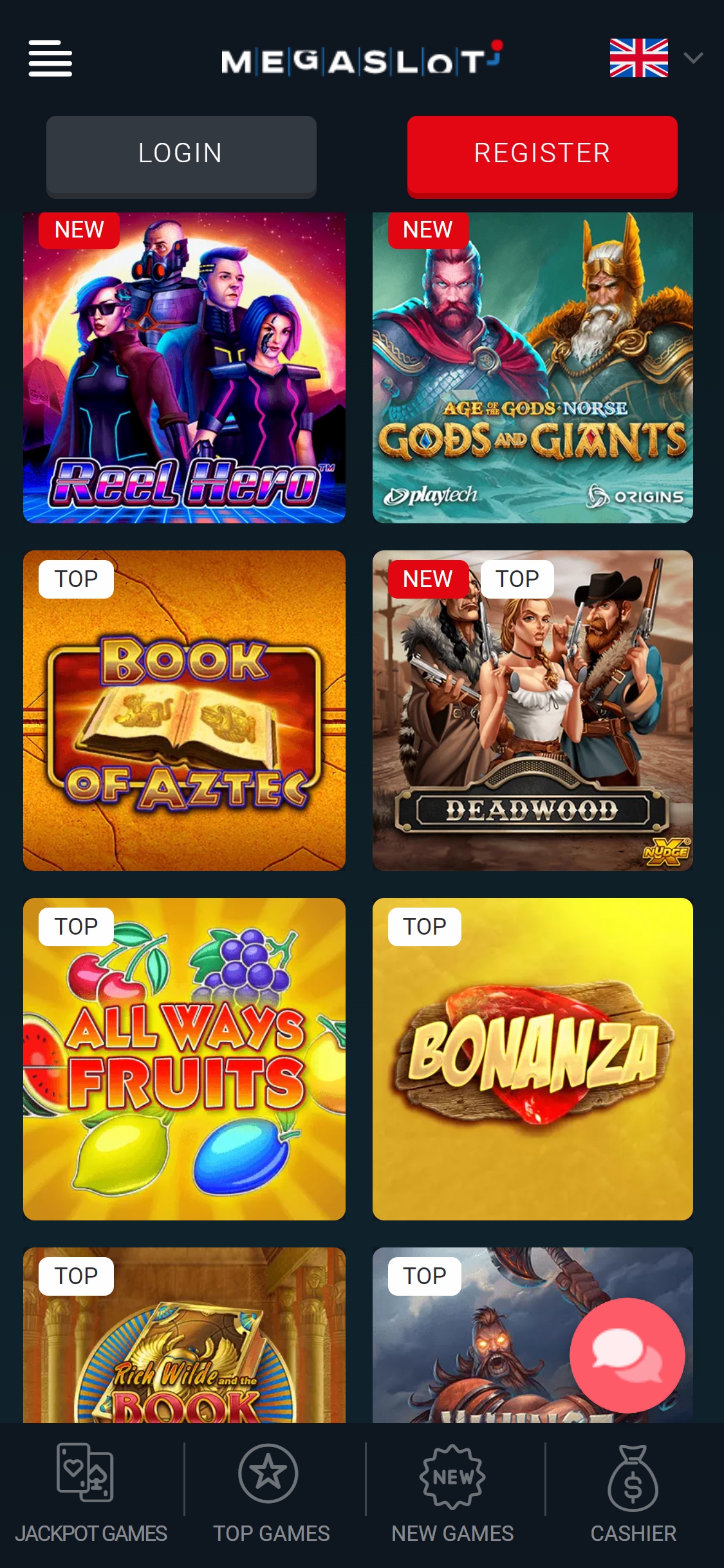 Megaslot Casino Mobile Games Review