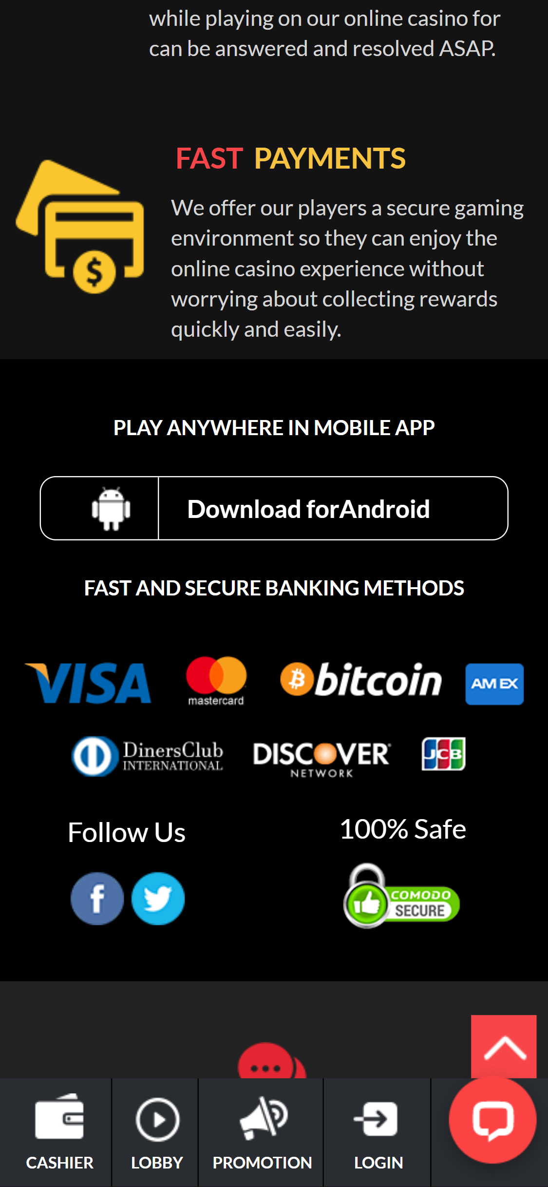 VIP Club Player Casino Mobile Payment Methods Review