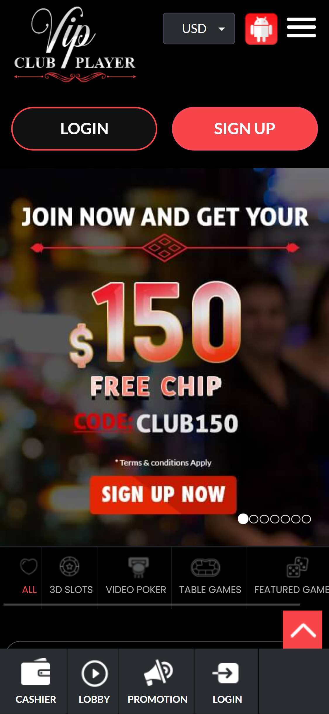 VIP Club Player Casino Mobile Review