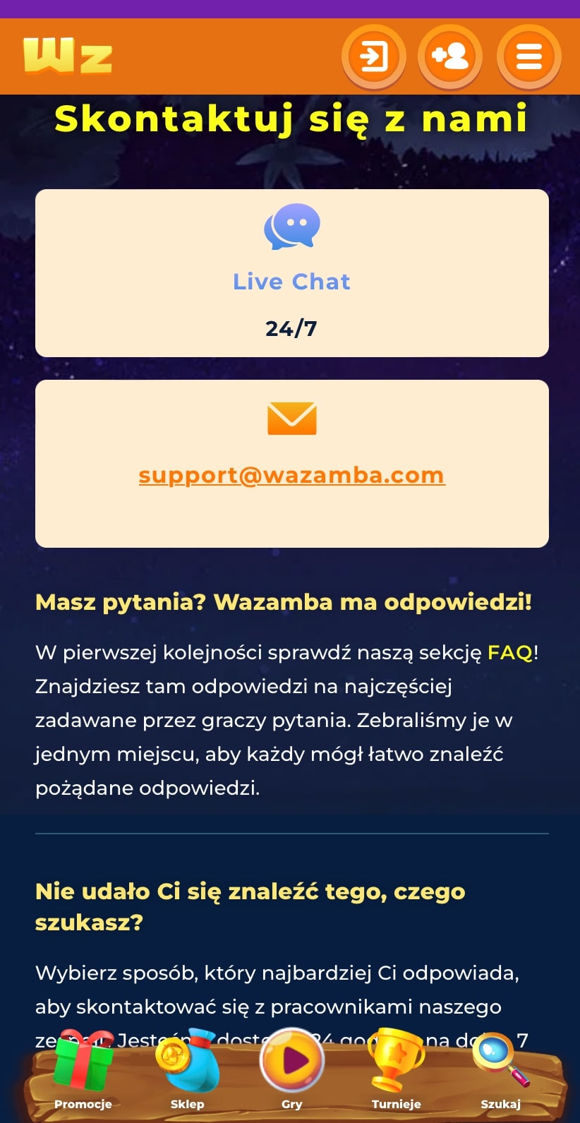 Wazamba Casino Mobile Review