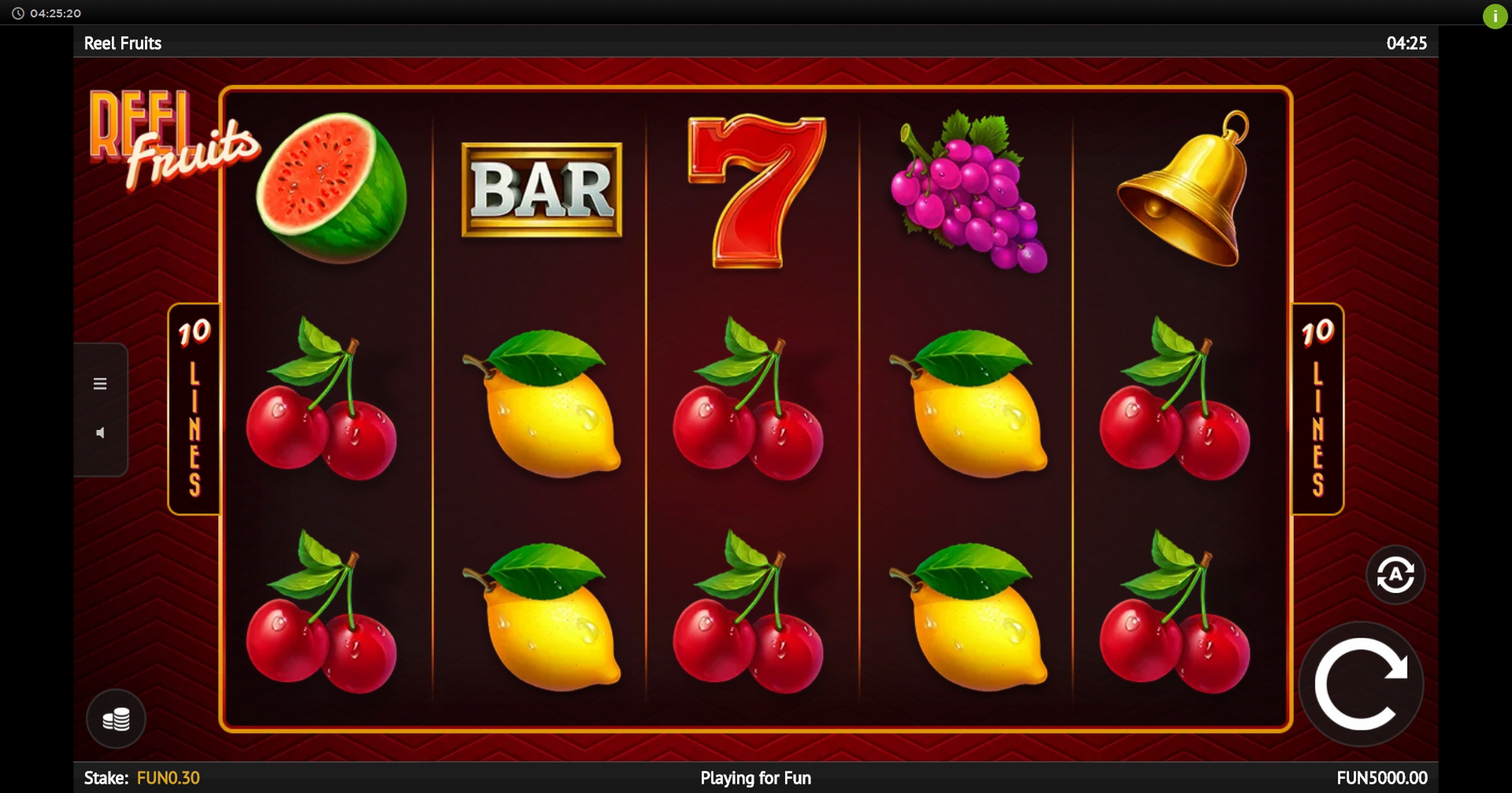 Reels in Reel Fruits! Slot Game by 1x2 Gaming