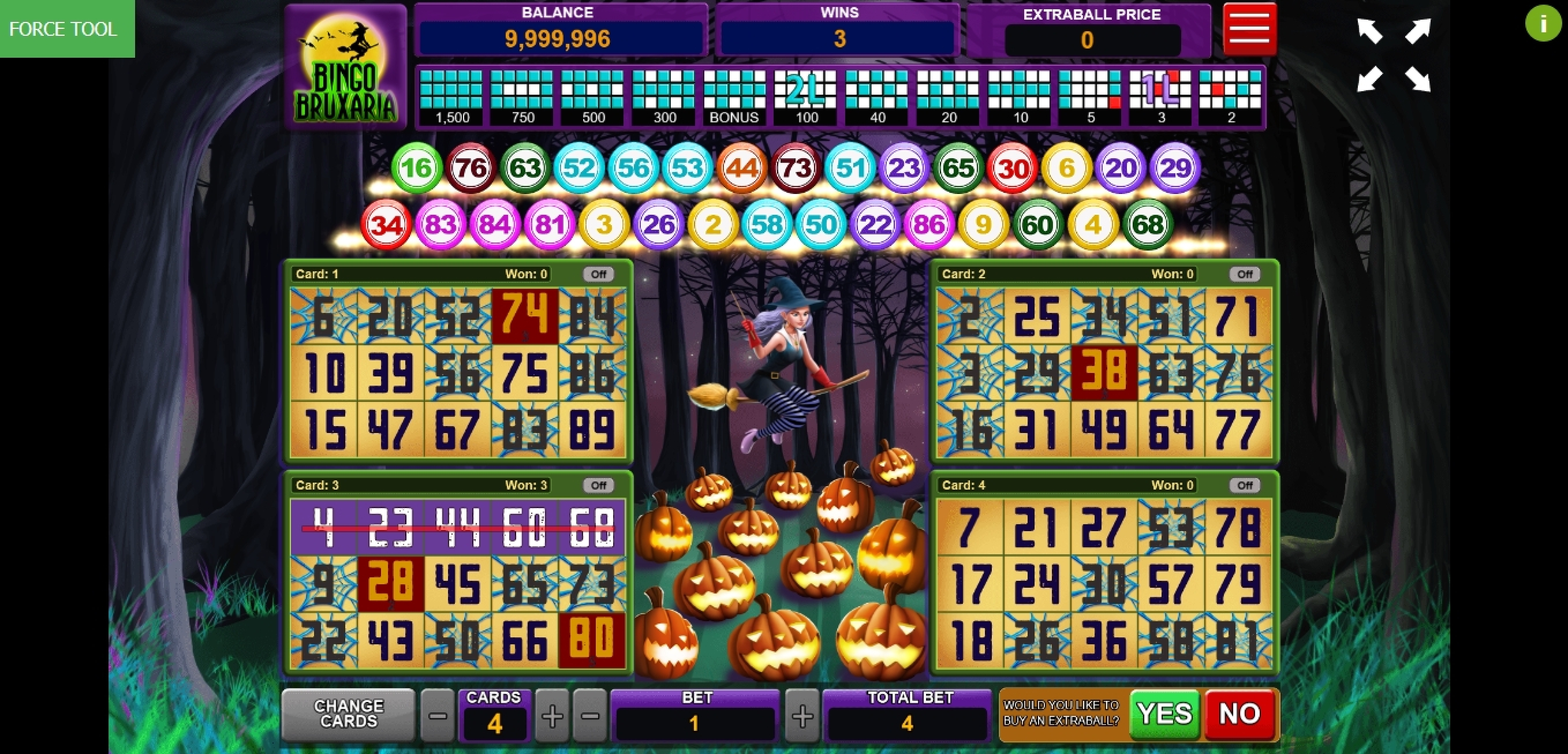 Win Money in Bingo Bruxaria Free Slot Game by Caleta Gaming