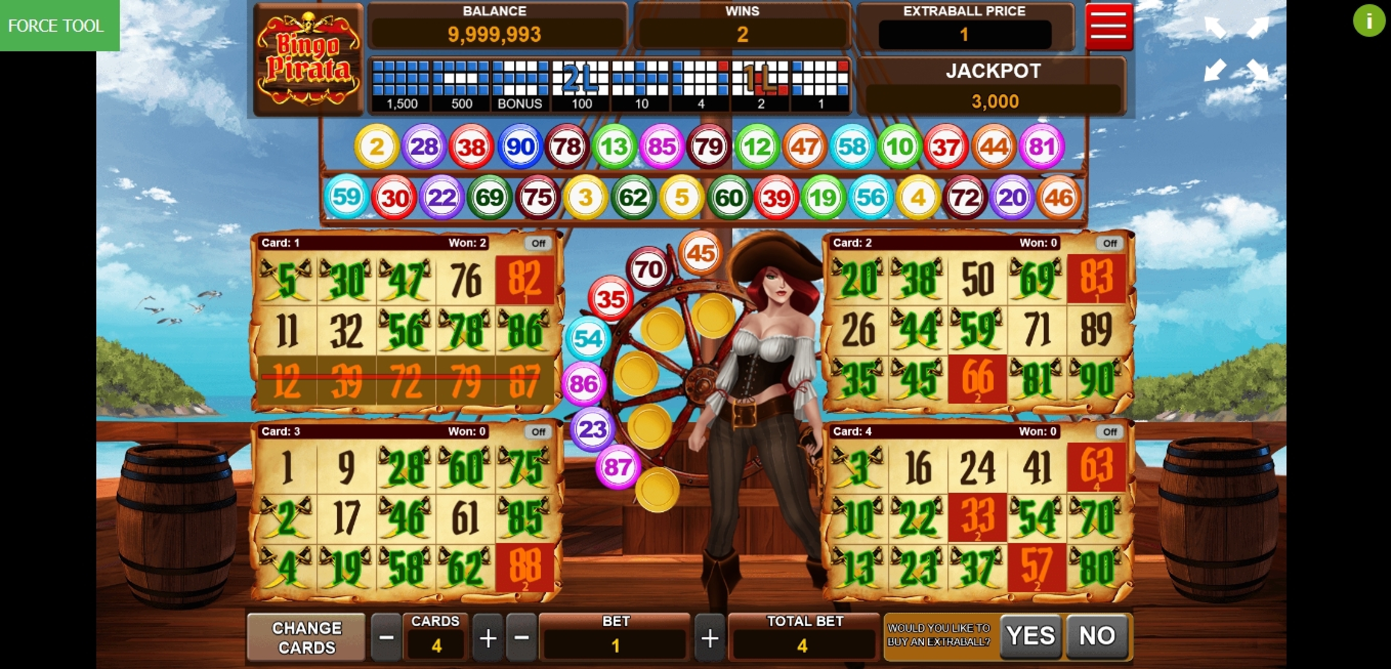 Win Money in Bingo Pirata Free Slot Game by Caleta Gaming