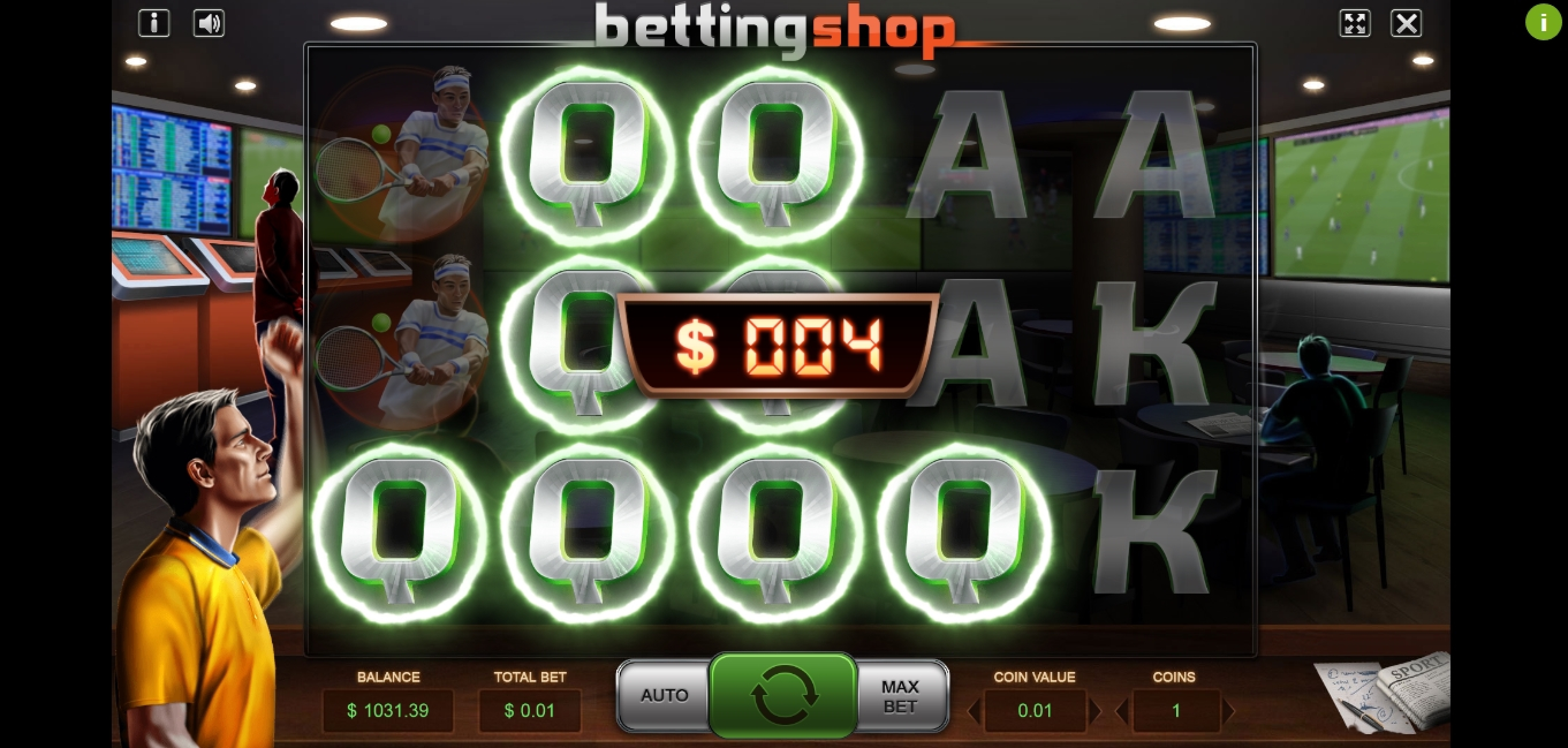 Win Money in Betting Shop Free Slot Game by Charismatic