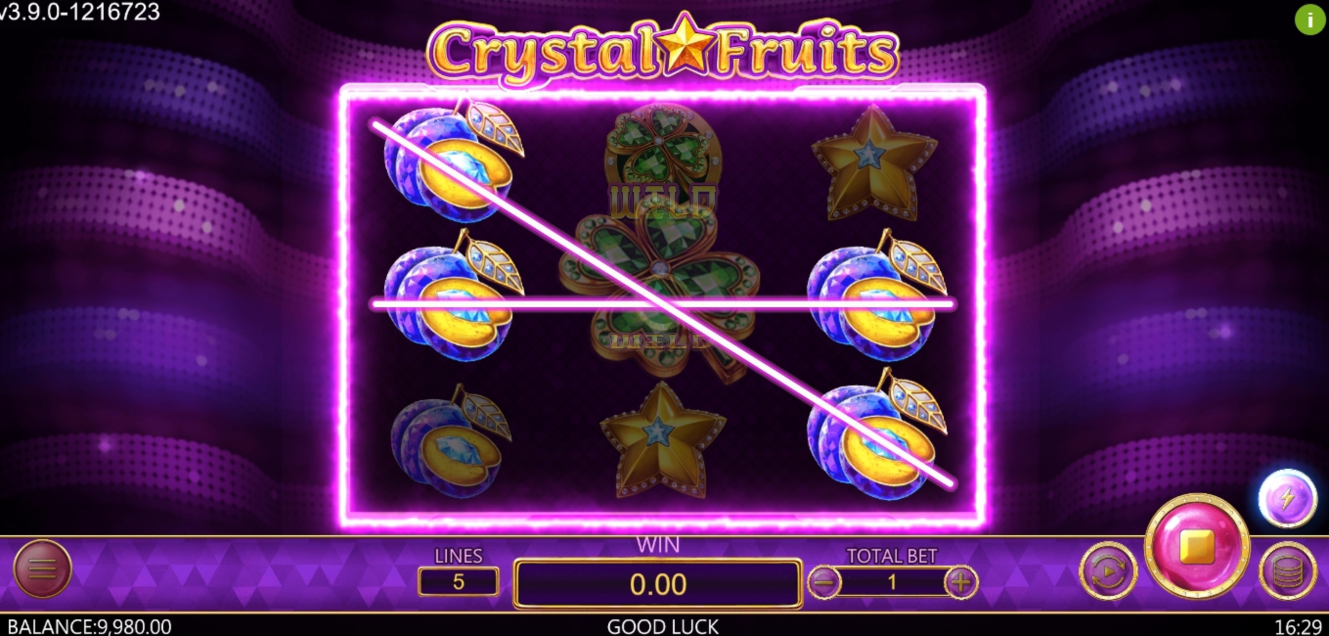 Win Money in Crystal Fruits Free Slot Game by Dragoon Soft