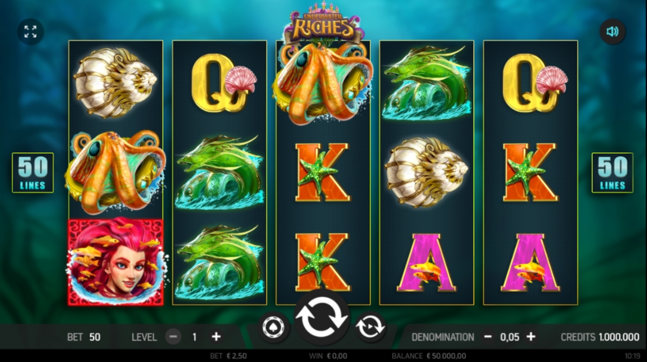 Reels in Underwater Riches Slot Game by FBM