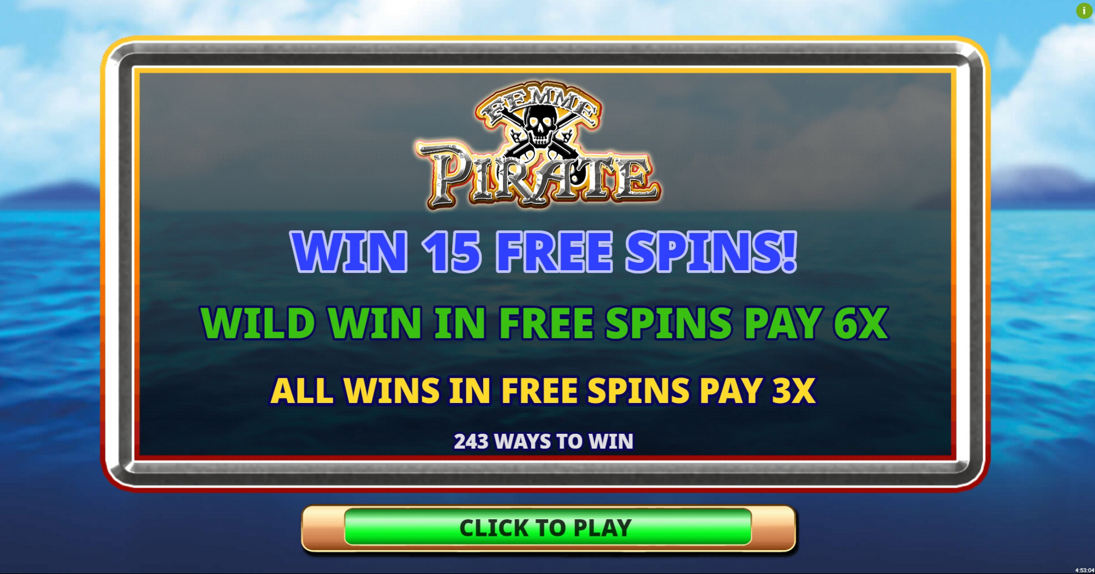 Play Femme Pirate Free Casino Slot Game by Gamefish Global