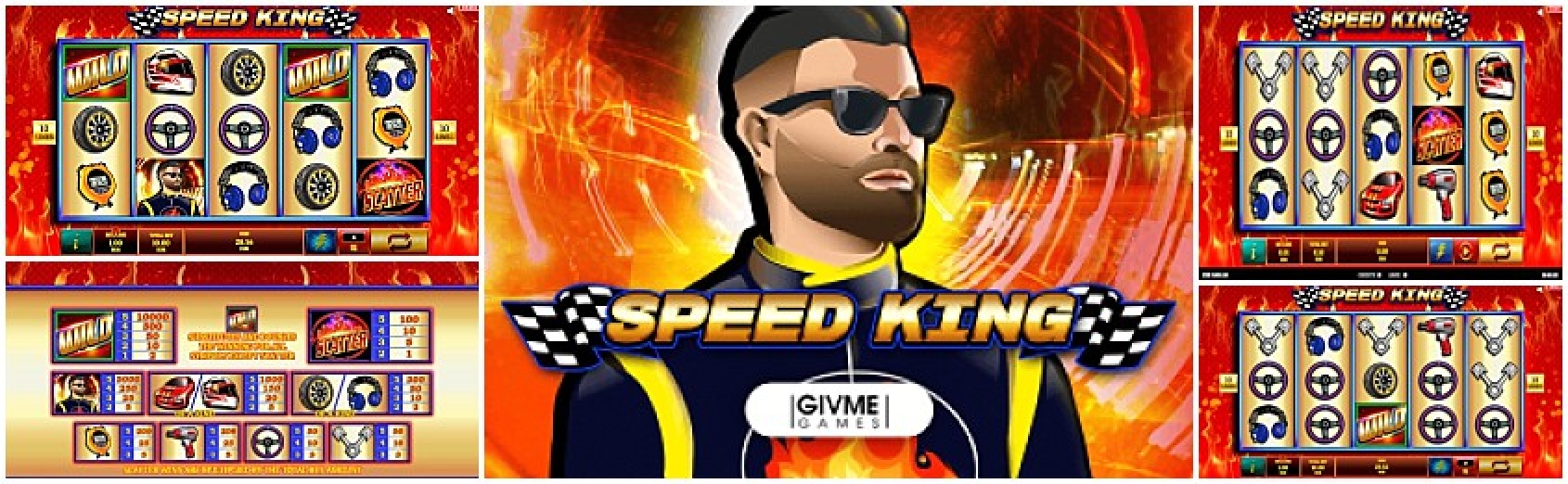 The Speed King Online Slot Demo Game by Givme Games