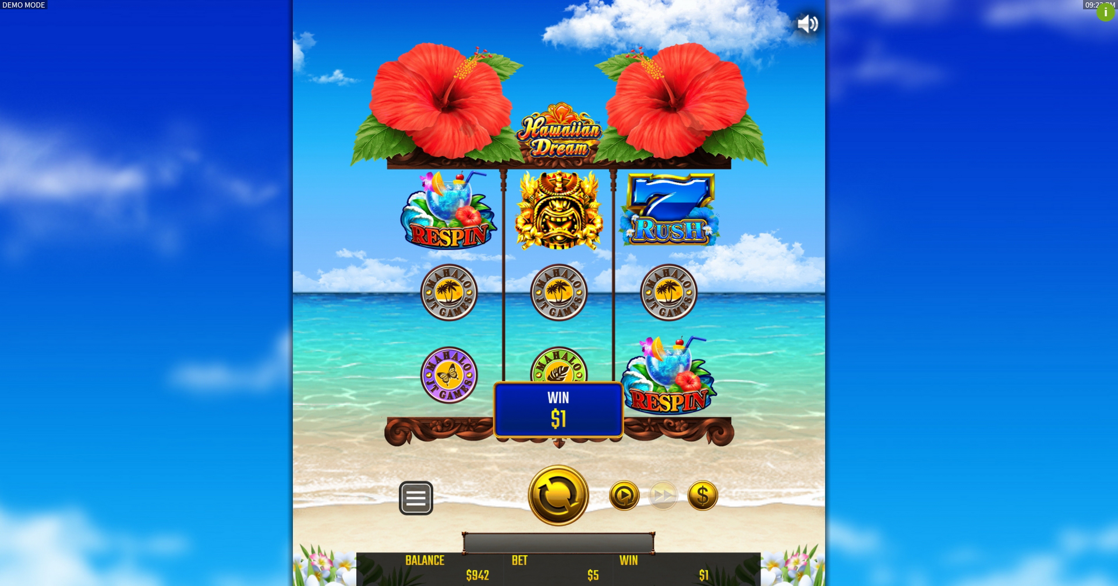 Win Money in Hawaiian Dream Free Slot Game by JTG