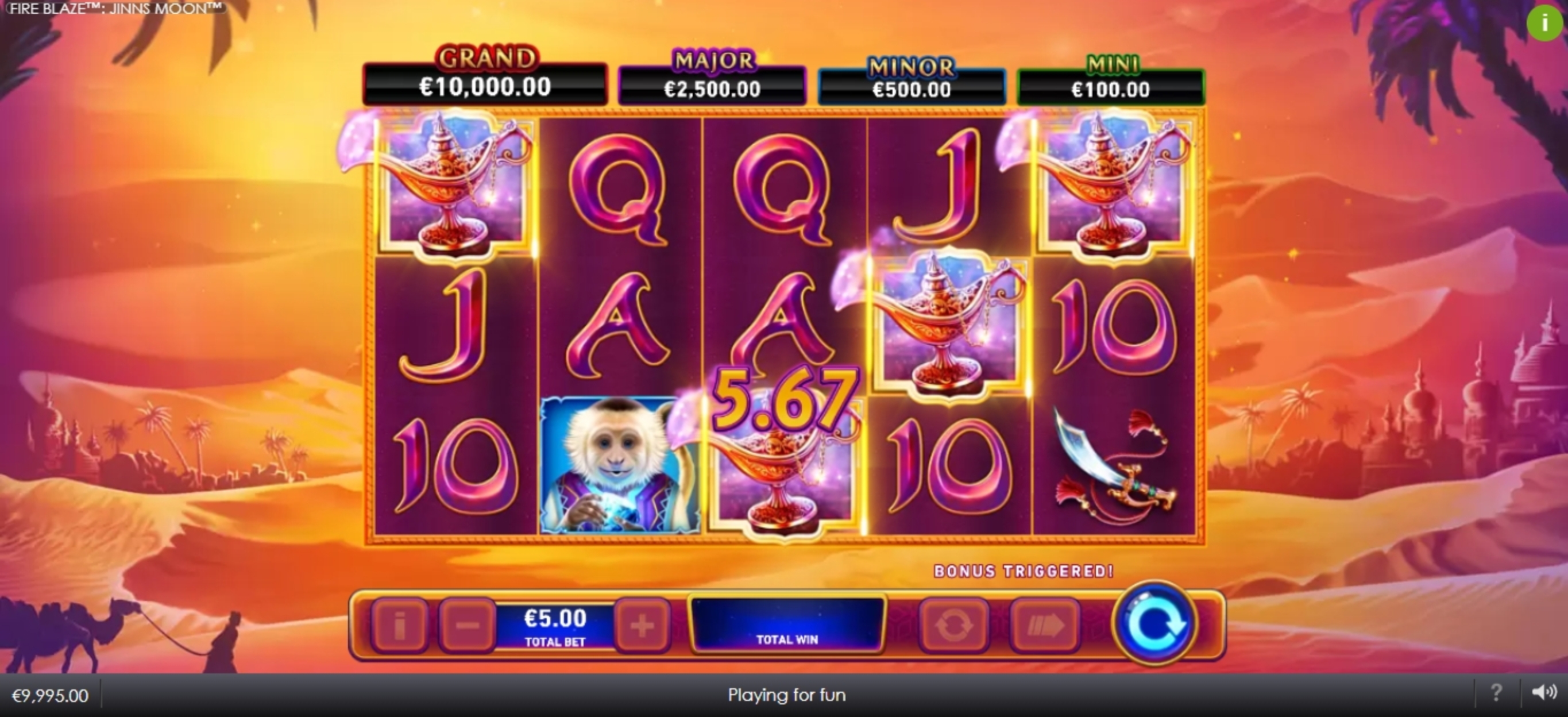 Win Money in Jinns Moon Free Slot Game by Rarestone Gaming