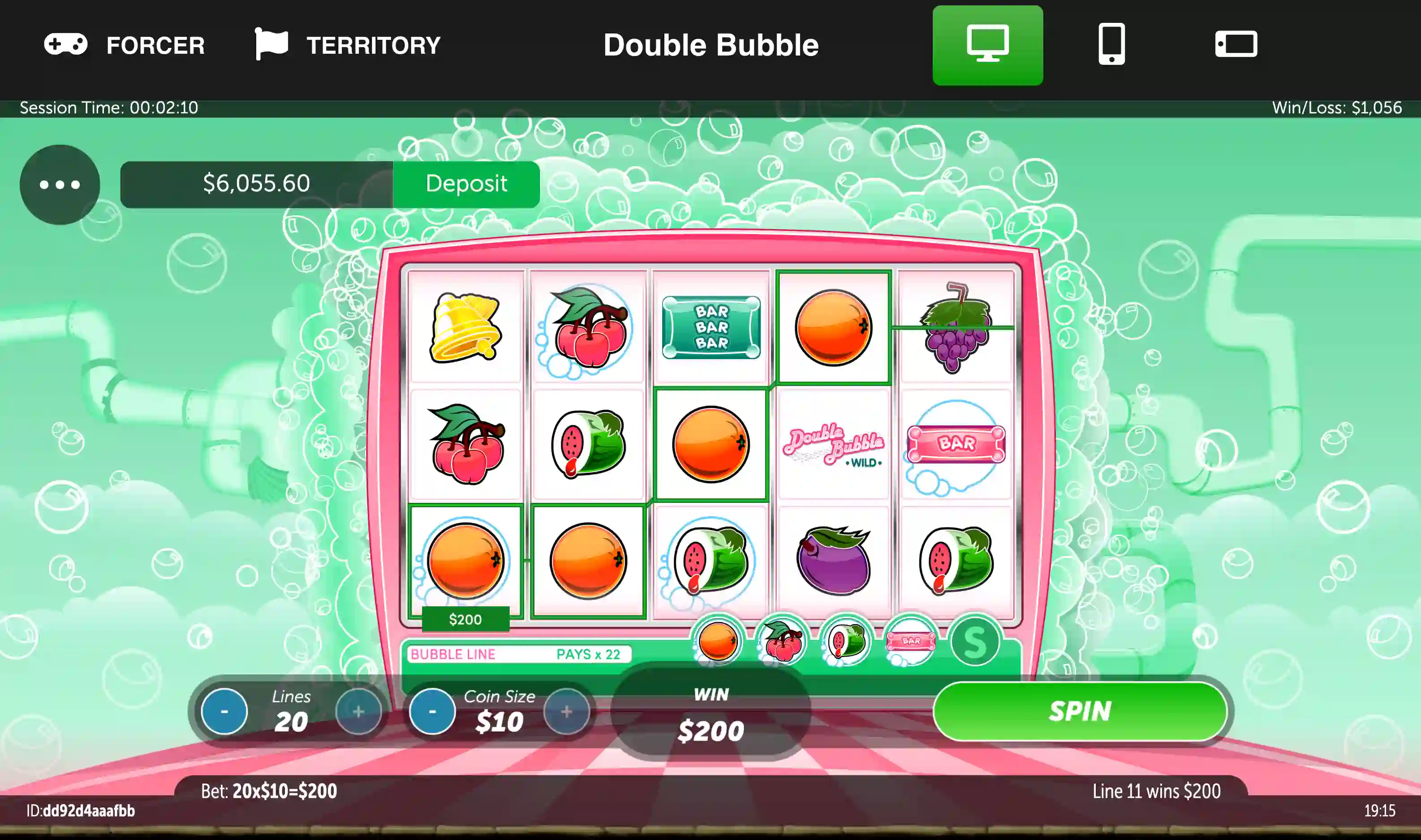 Double Bubble demo
