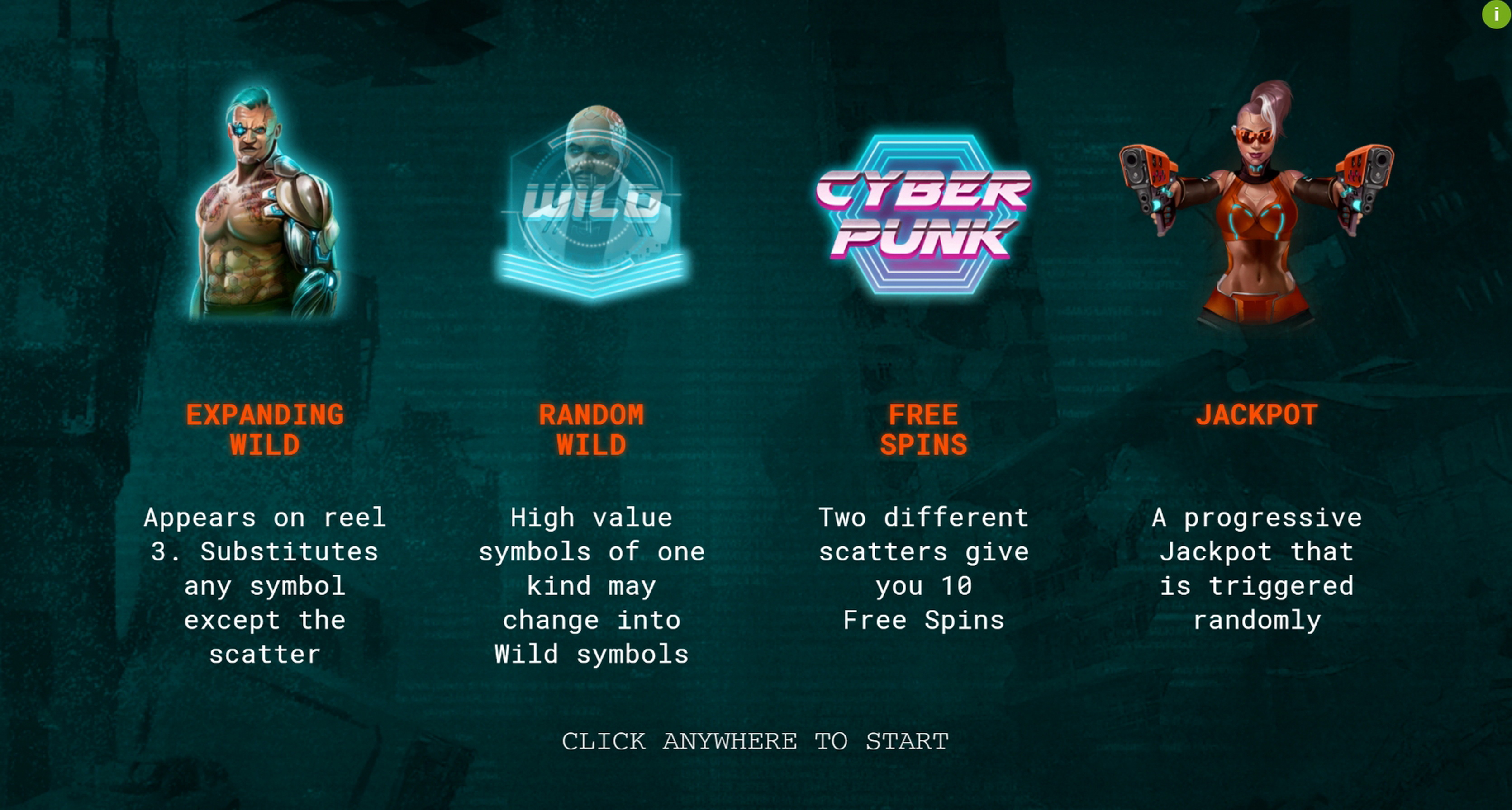 Play Cyberpunk Wars Free Casino Slot Game by Woohoo
