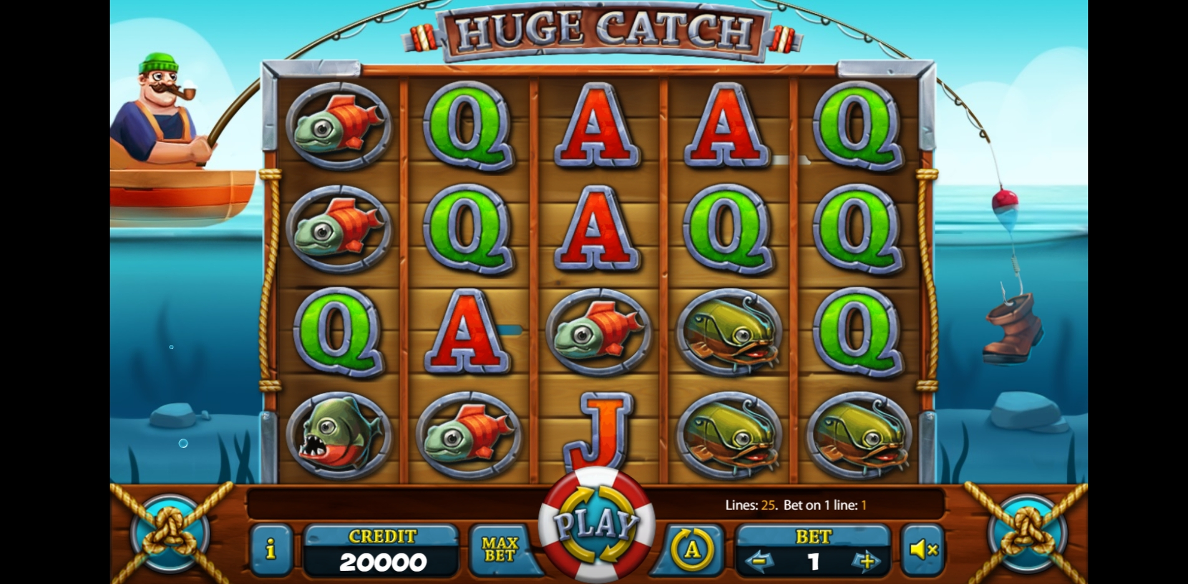 Reels in Huge Catch Slot Game by X Card