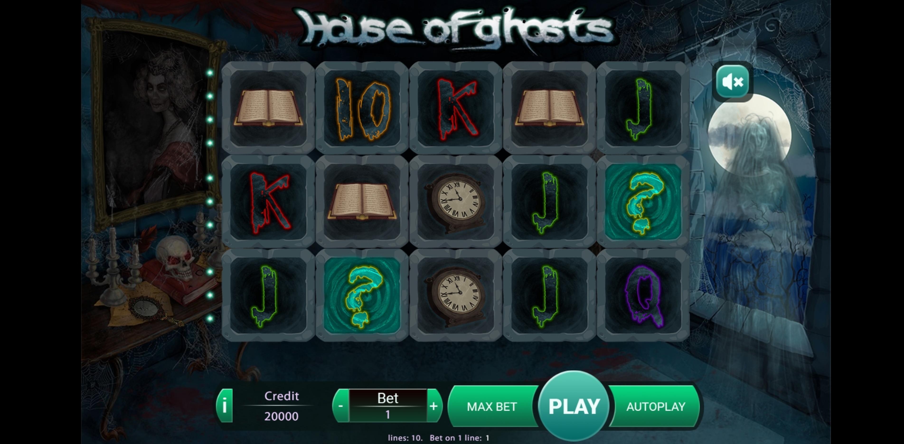 Reels in House Of Ghosts Slot Game by X Play