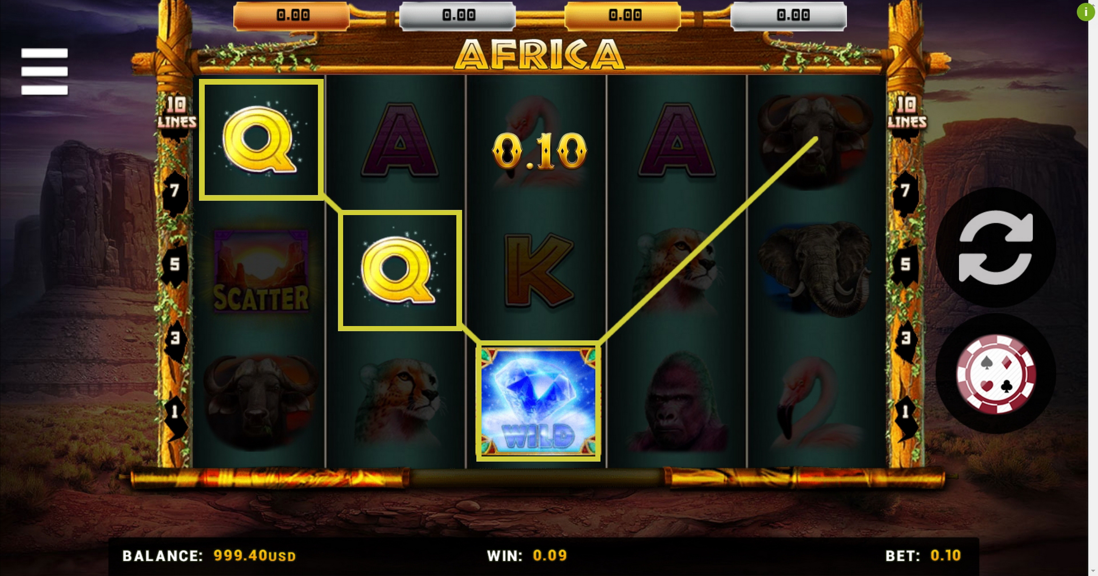 Win Money in Africa Free Slot Game by Betsense