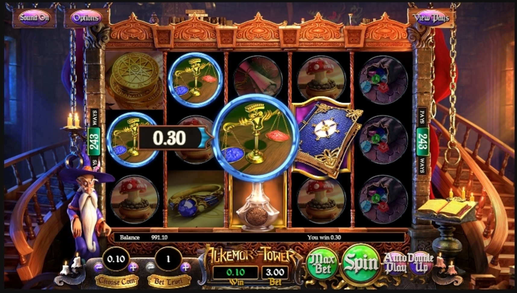 Win Money in Alkemors Tower Free Slot Game by Betsoft