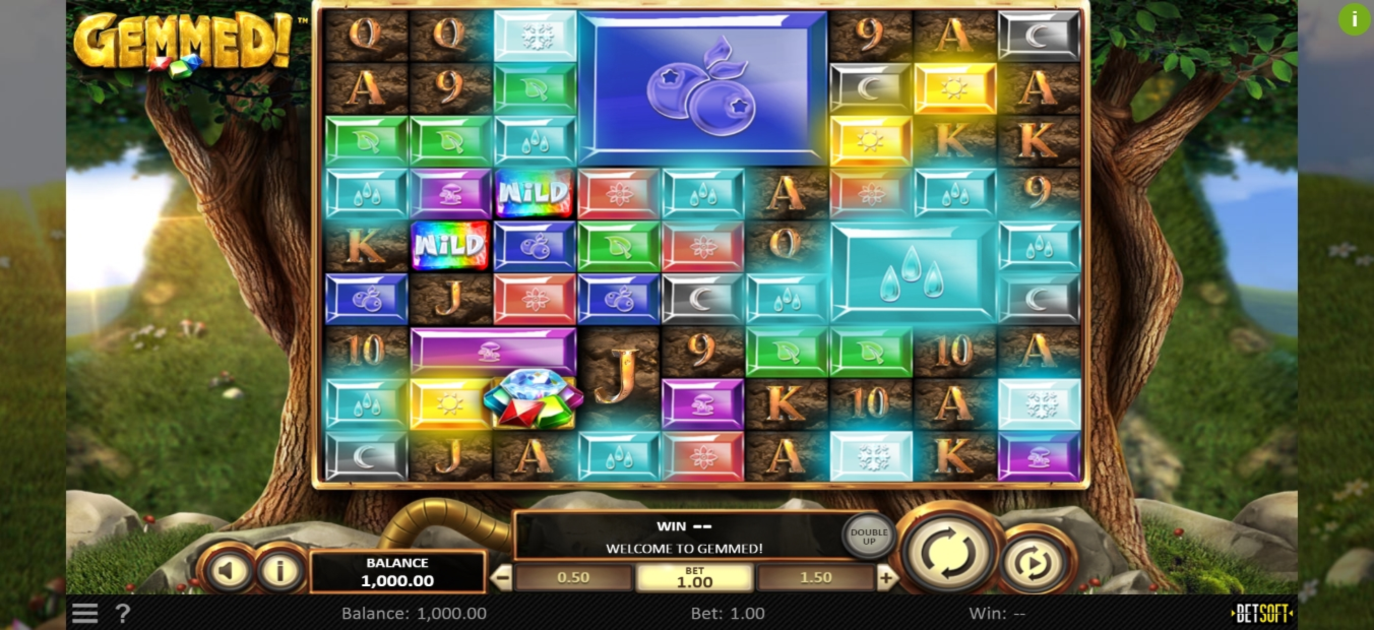 Reels in Gemmed! Slot Game by Betsoft