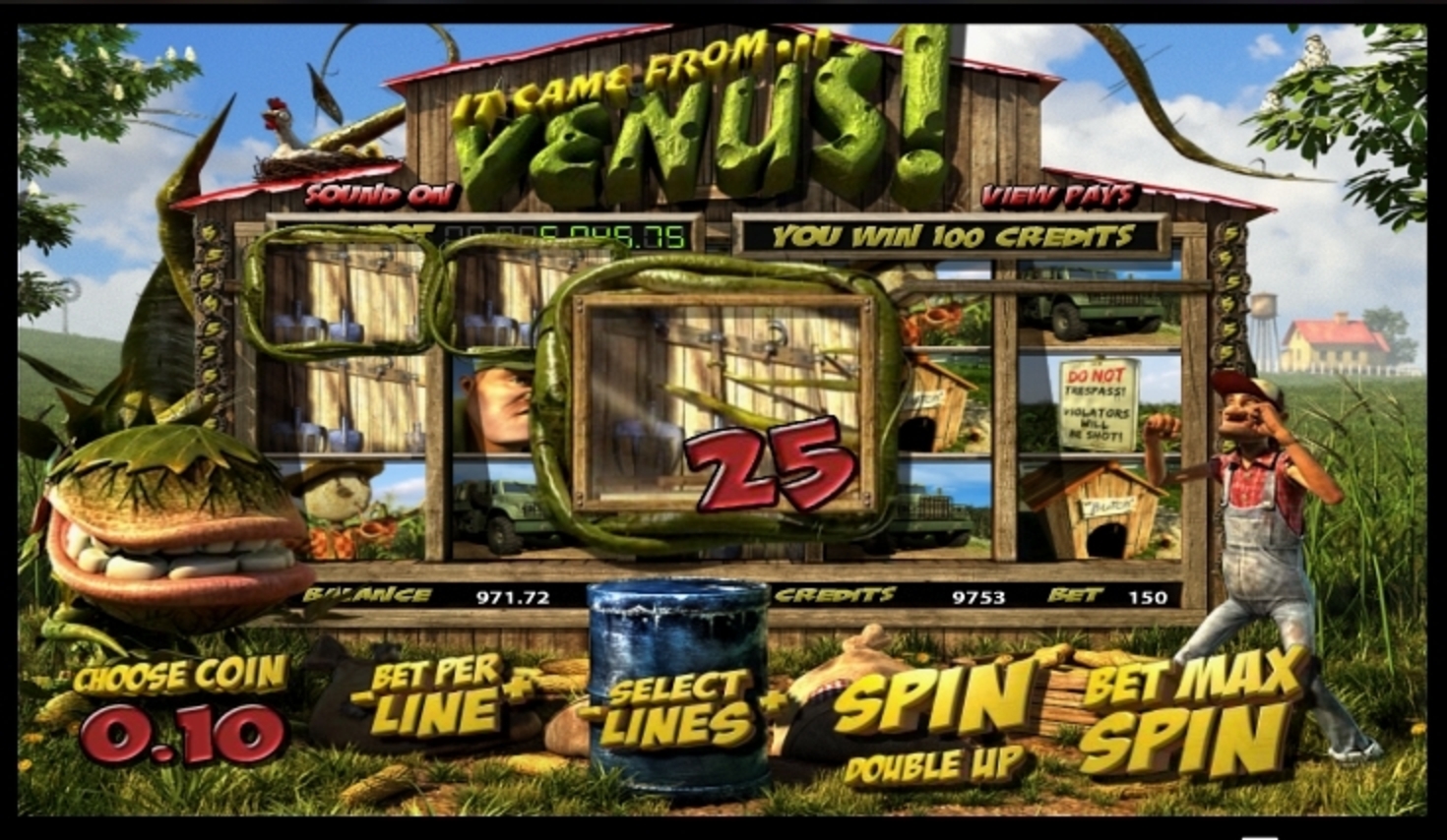 Win Money in It Came From Venus Free Slot Game by Betsoft