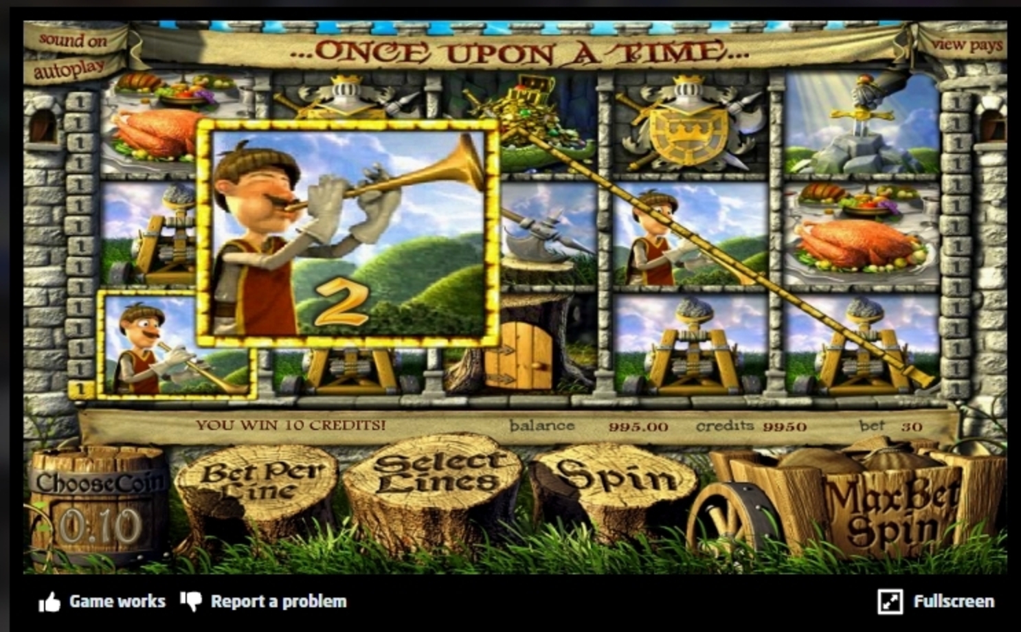 Win Money in Once Upon a Time Free Slot Game by Betsoft