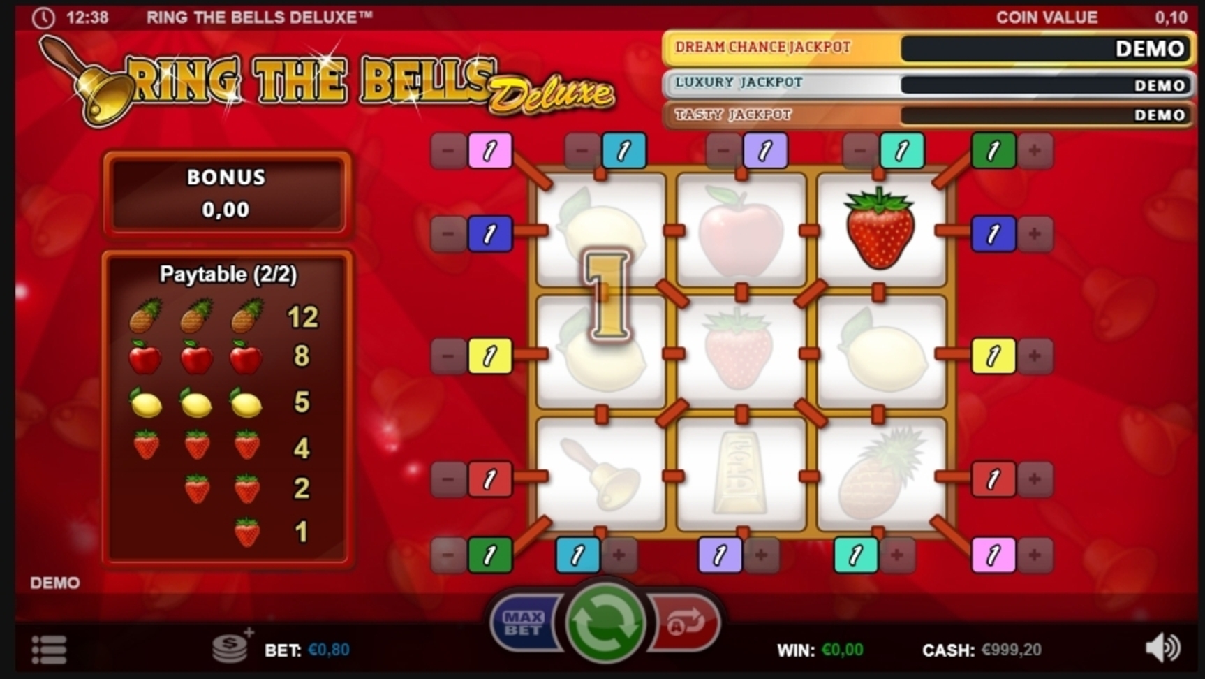 Win Money in Ring the Bells Free Slot Game by Betsson Group