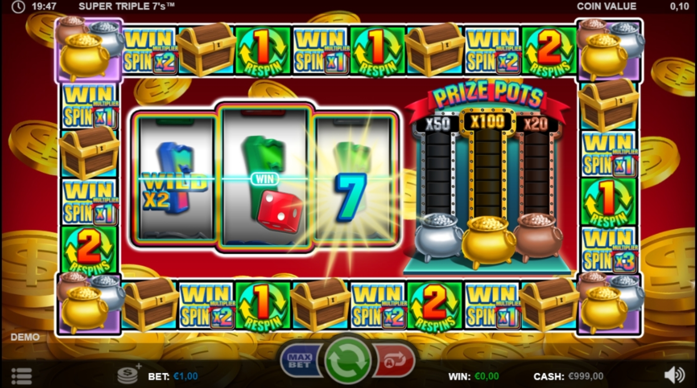 Win Money in Super Triple 7's Free Slot Game by Betsson Group