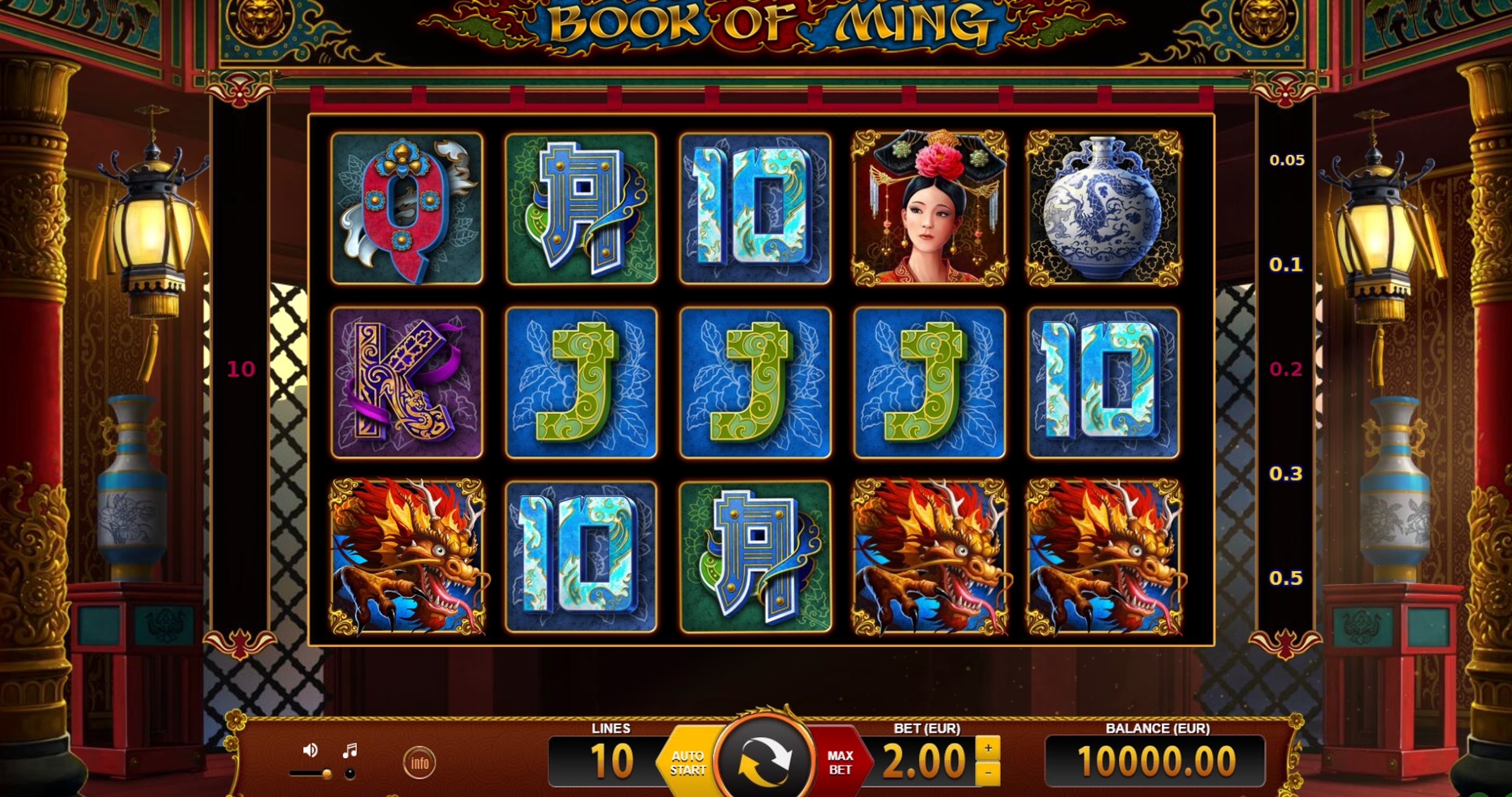 Reels in Book of Ming Slot Game by BF Games