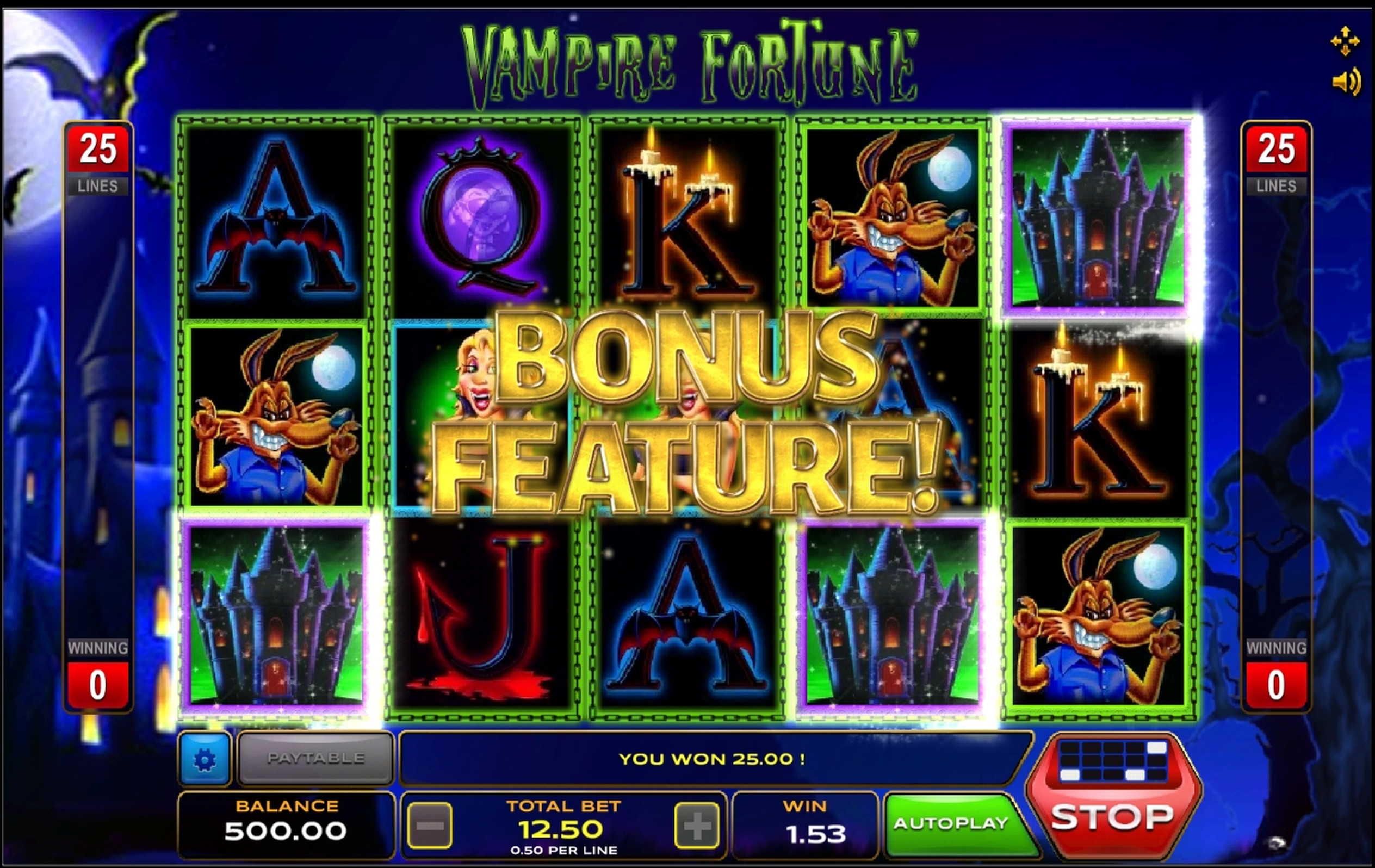 Win Money in Vampire Fortune Free Slot Game by Xplosive Slots Group
