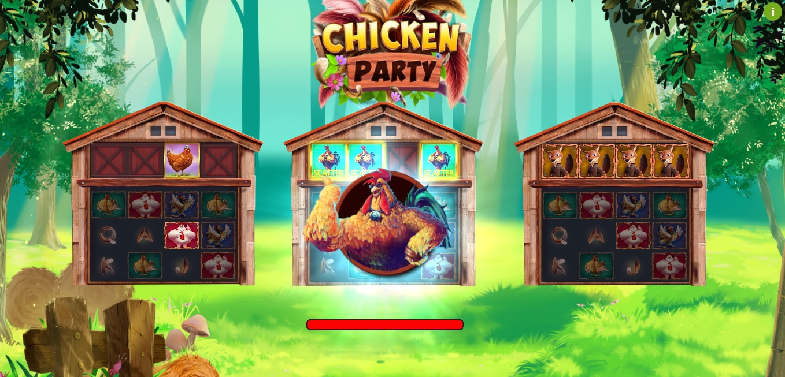 Win Money in Chicken Party Free Slot Game by Booming Games