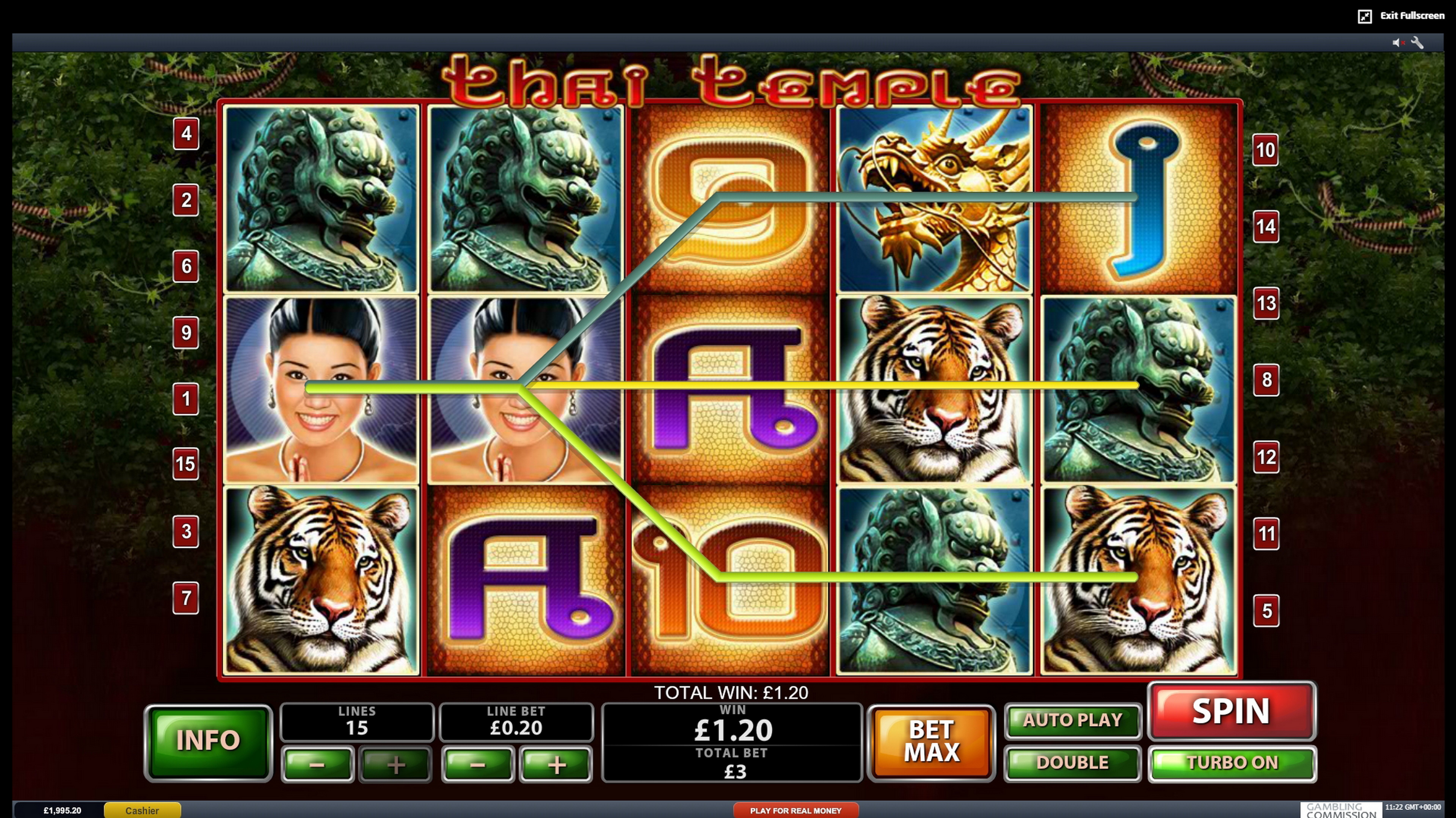 Win Money in Thai Temple Free Slot Game by casino technology