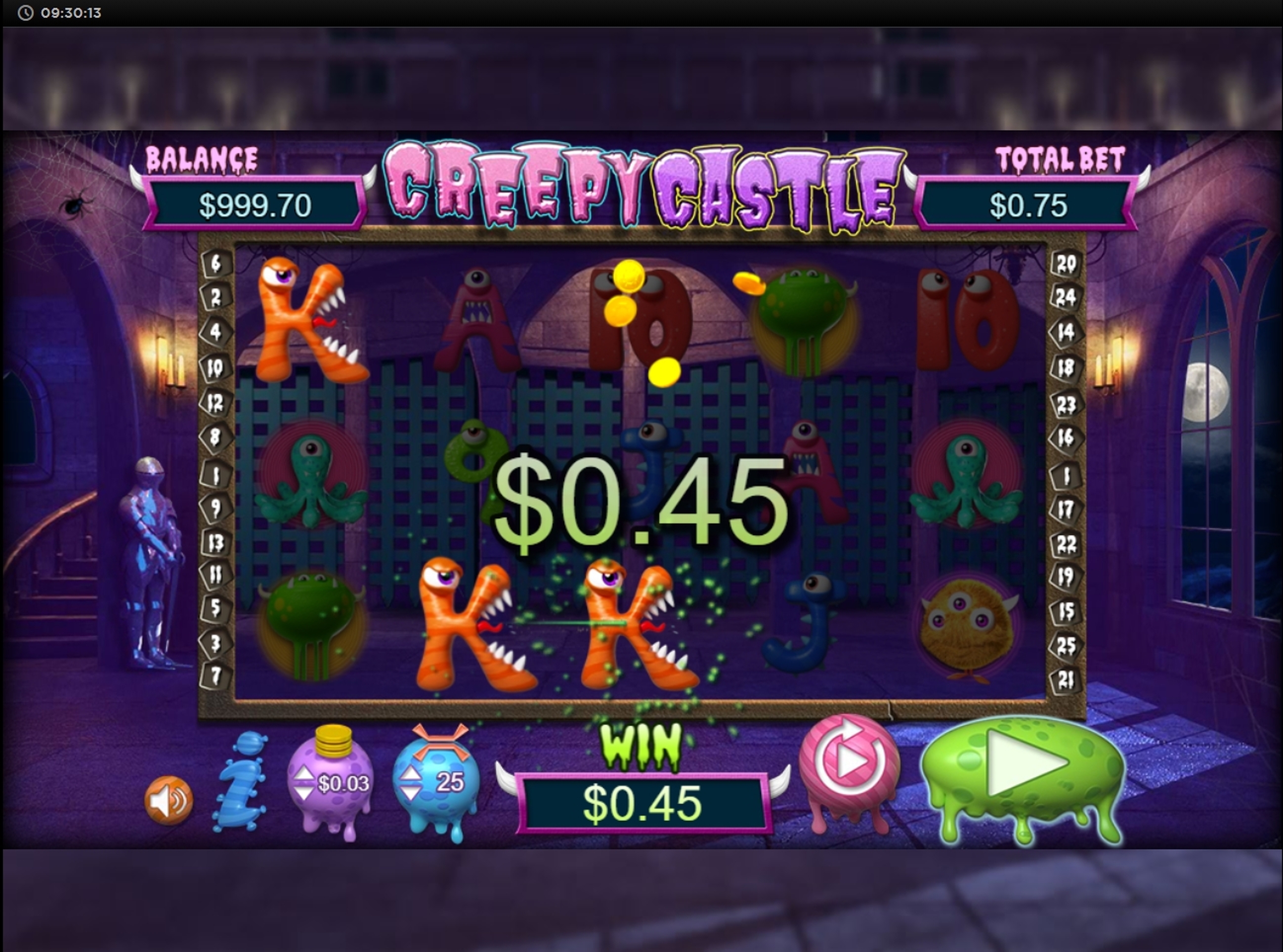 Win Money in Creepy Castle Free Slot Game by Chance Interactive