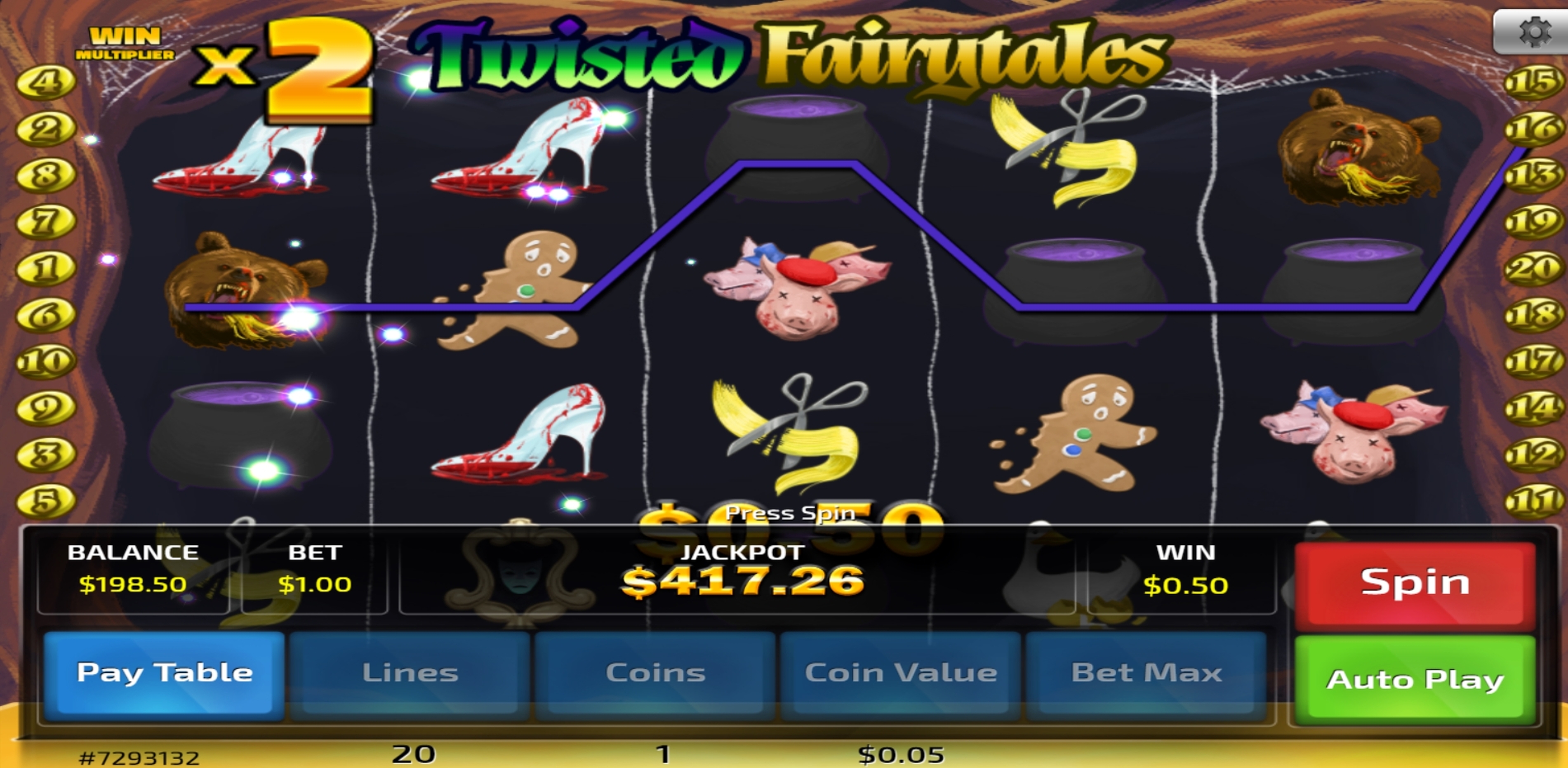 Win Money in Twisted Fairytales Free Slot Game by Concept Gaming
