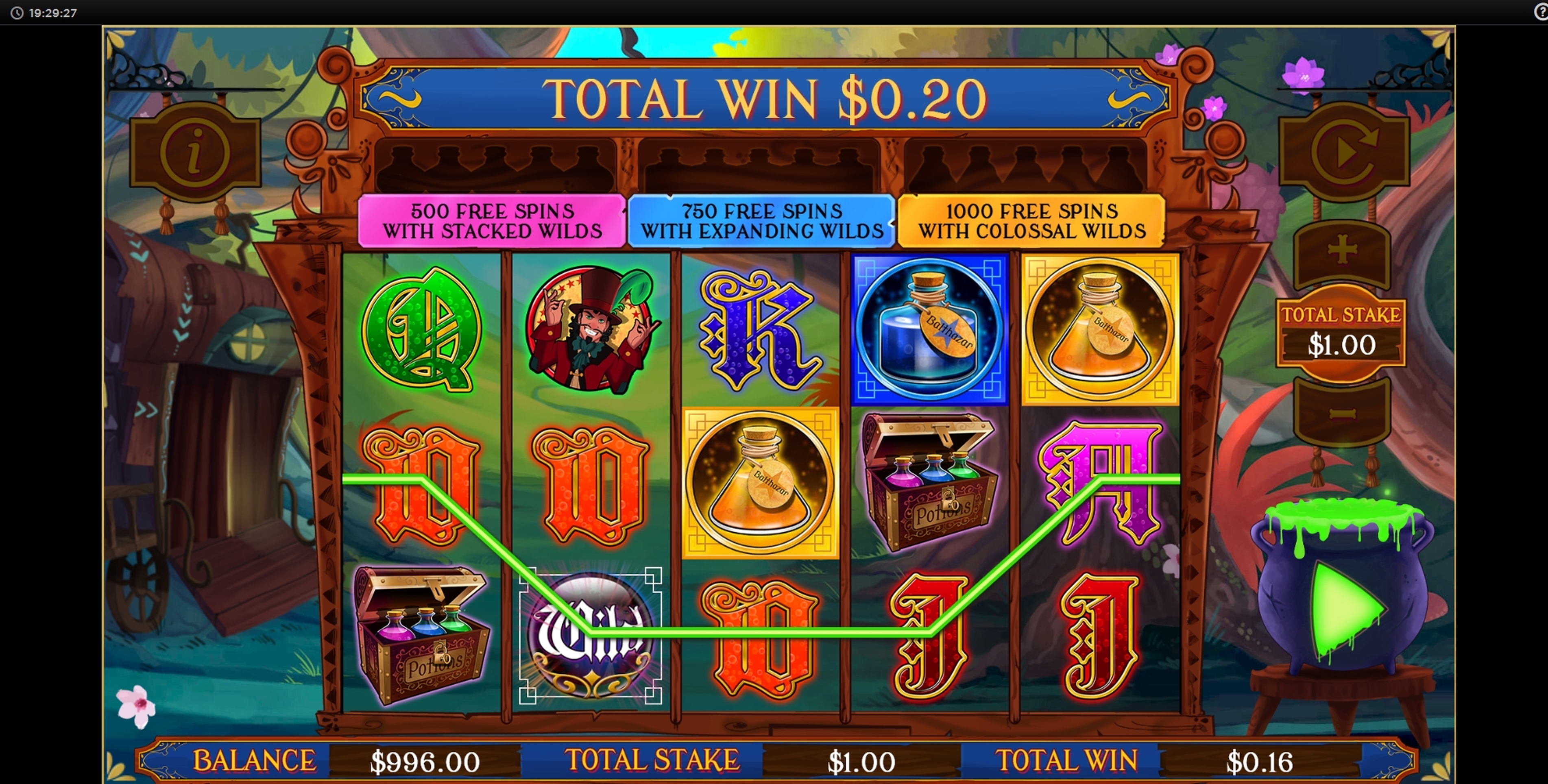 Win Money in Balthazars Wild Emporium Free Slot Game by CORE Gaming