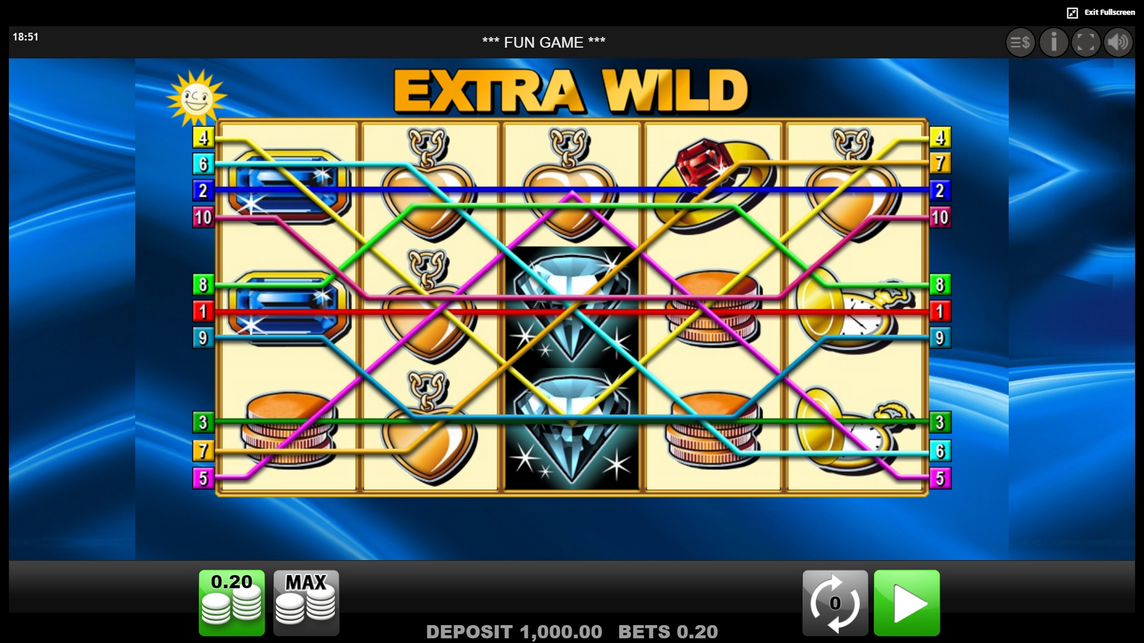 Play Extra Wild Free Casino Slot Game by edict