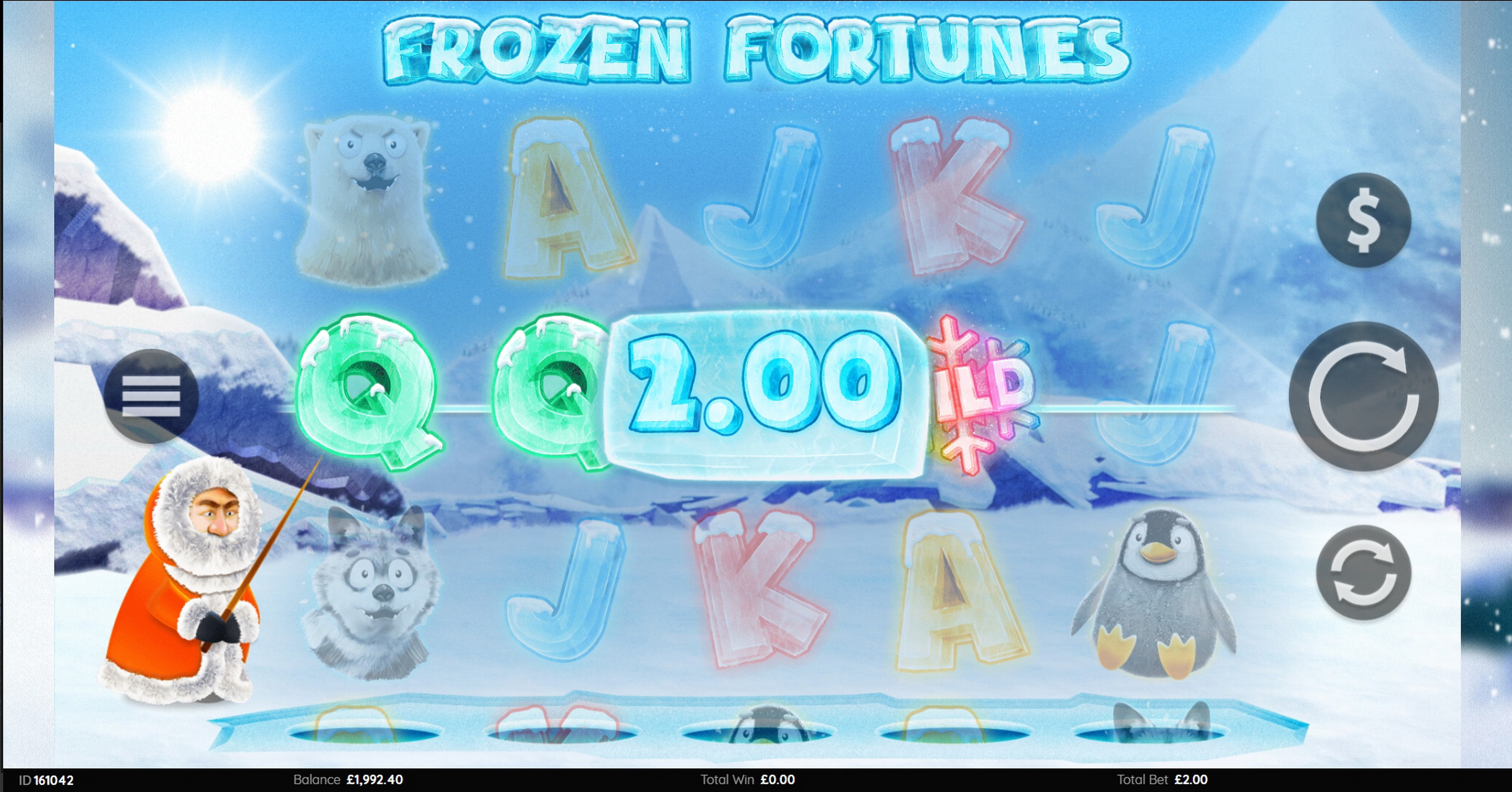 Win Money in Frozen Fortunes Free Slot Game by Endemol Games