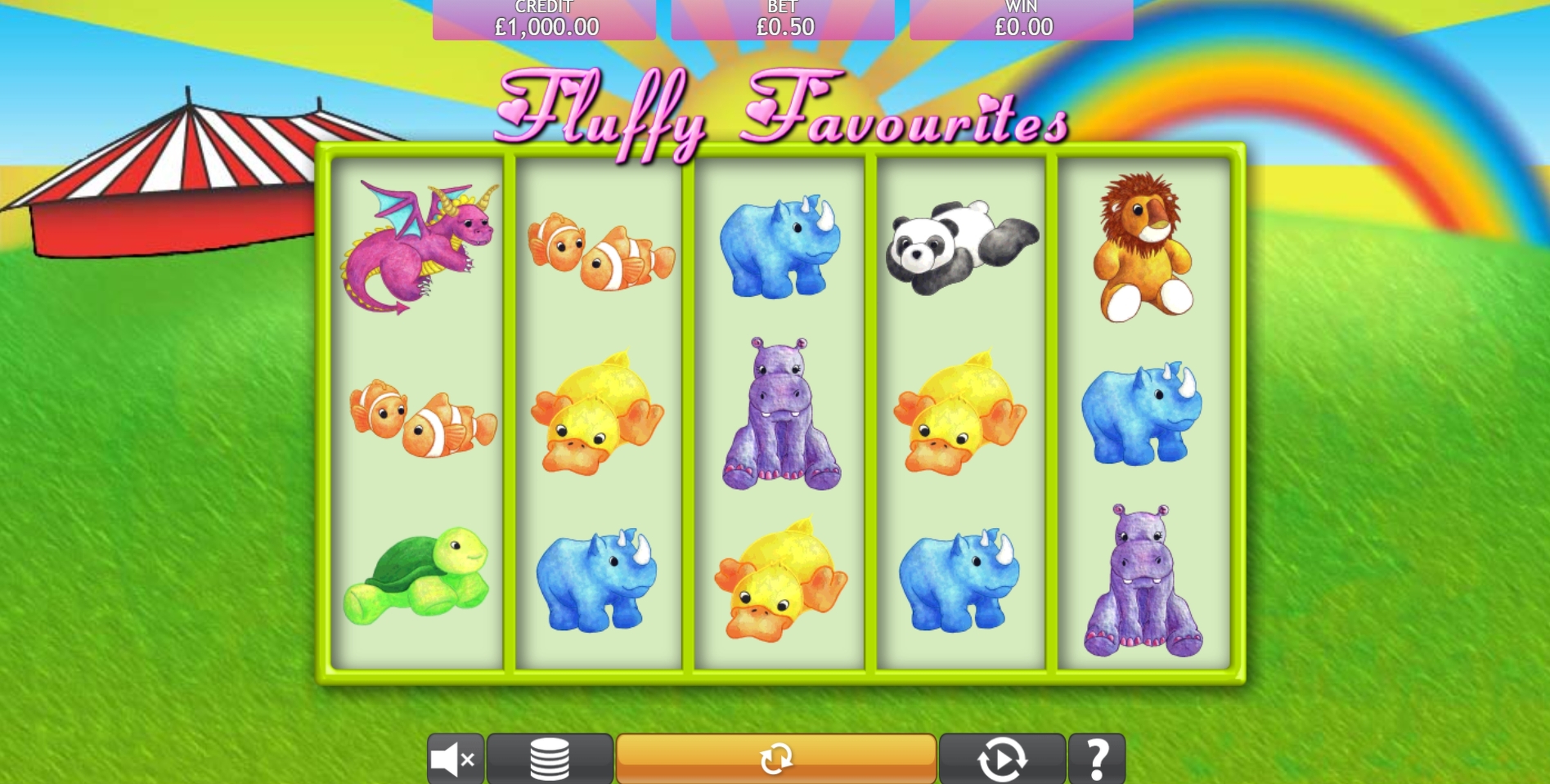 Reels in Fluffy Favourites Slot Game by EYECON