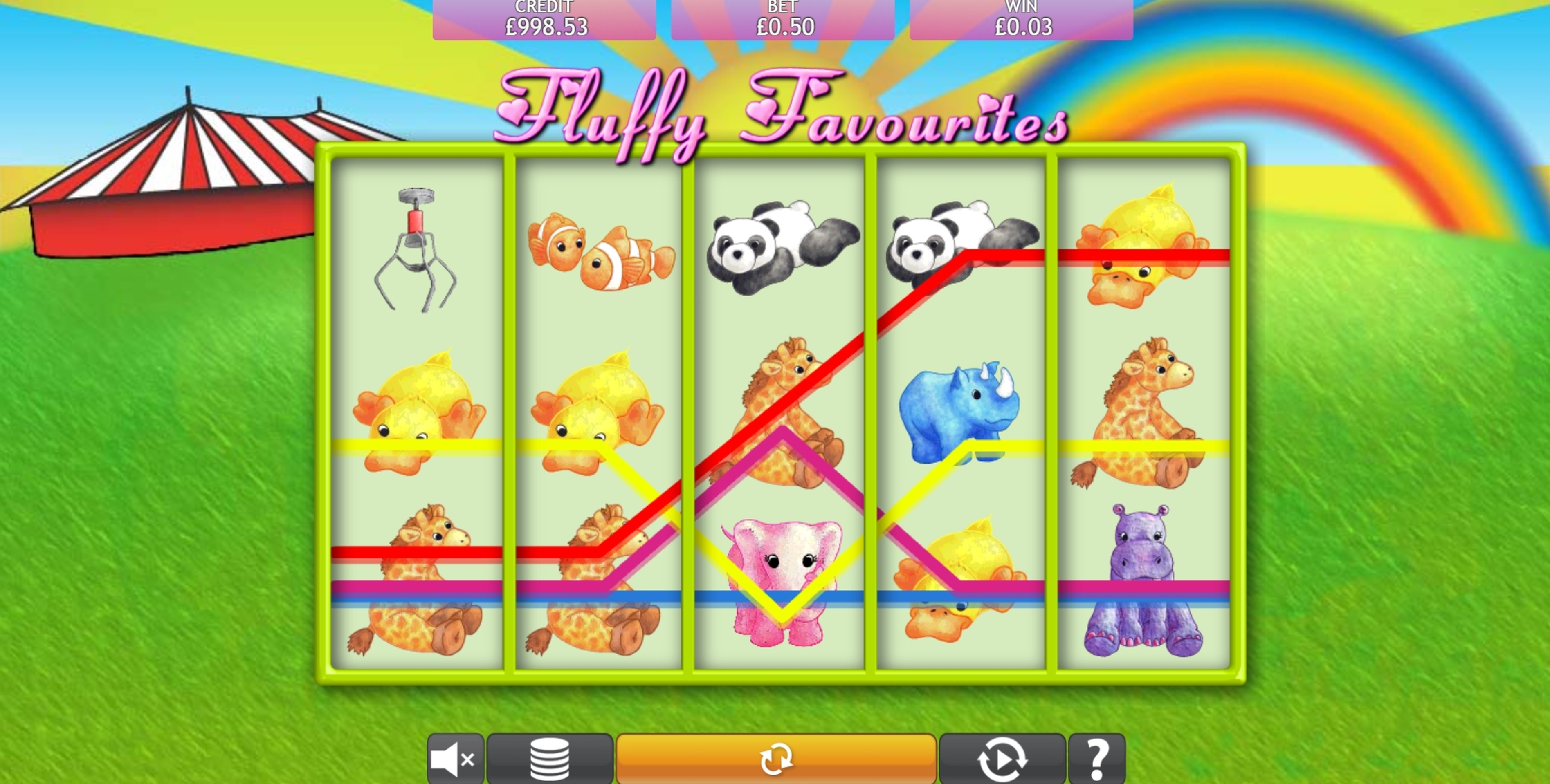 Win Money in Fluffy Favourites Free Slot Game by EYECON
