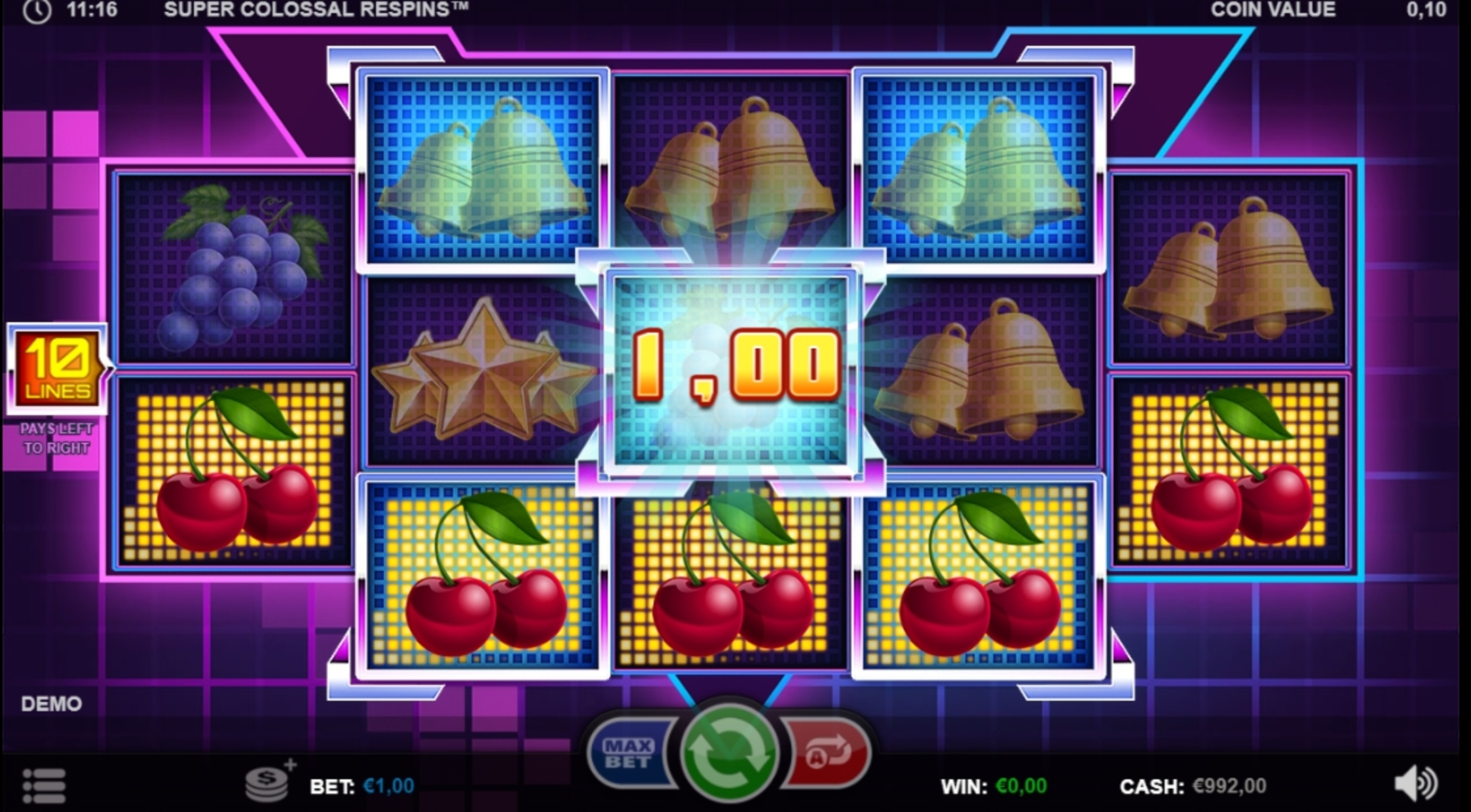 Win Money in Super Colossal Respins Free Slot Game by Games Inc