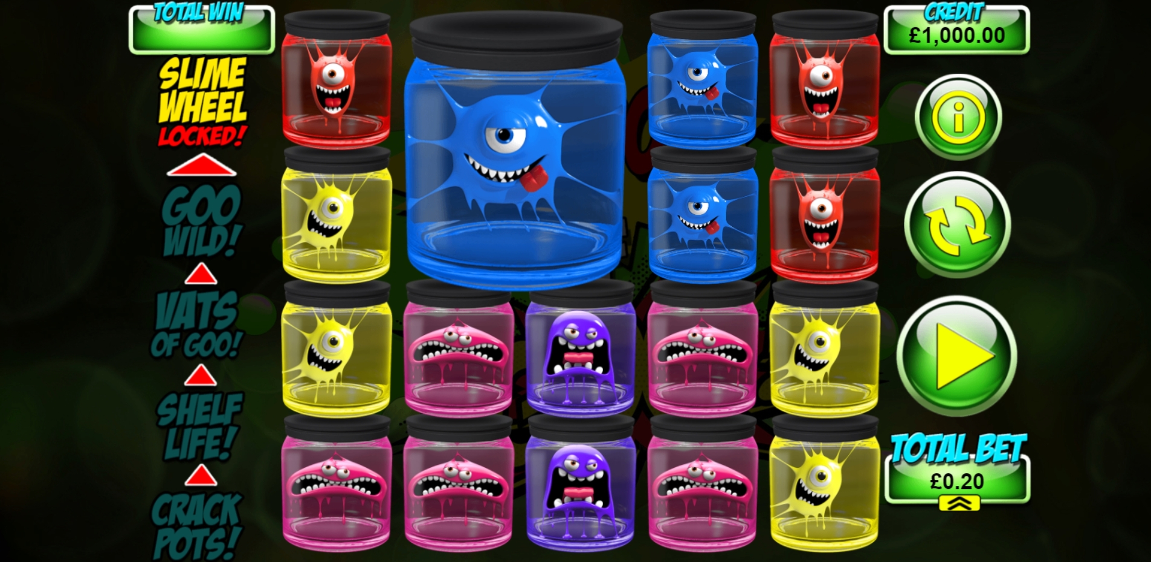Reels in Jackpots of Goo Slot Game by Games Warehouse