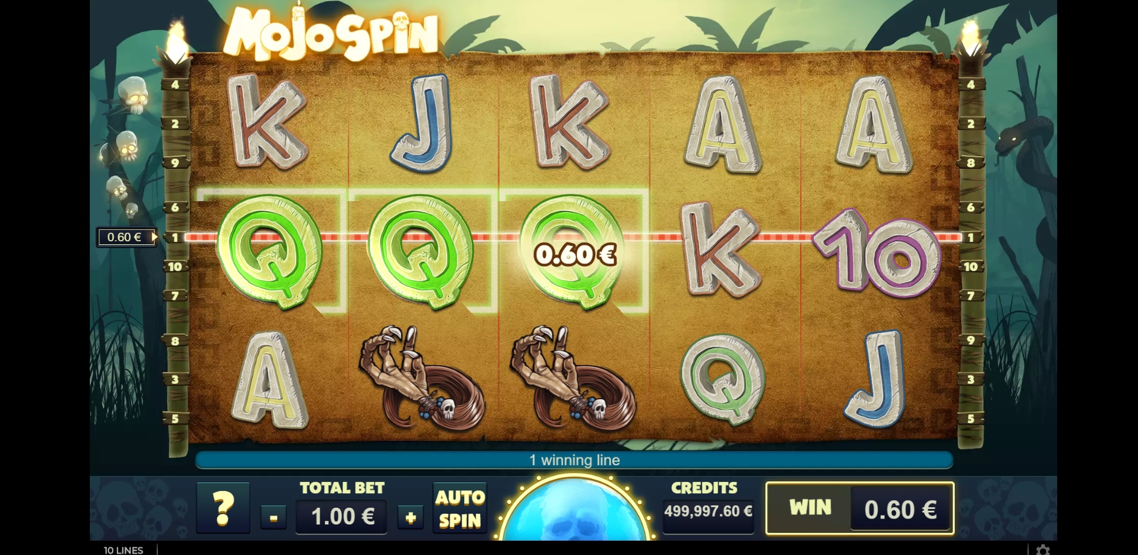 Win Money in Mojo Spins Free Slot Game by GAMING1