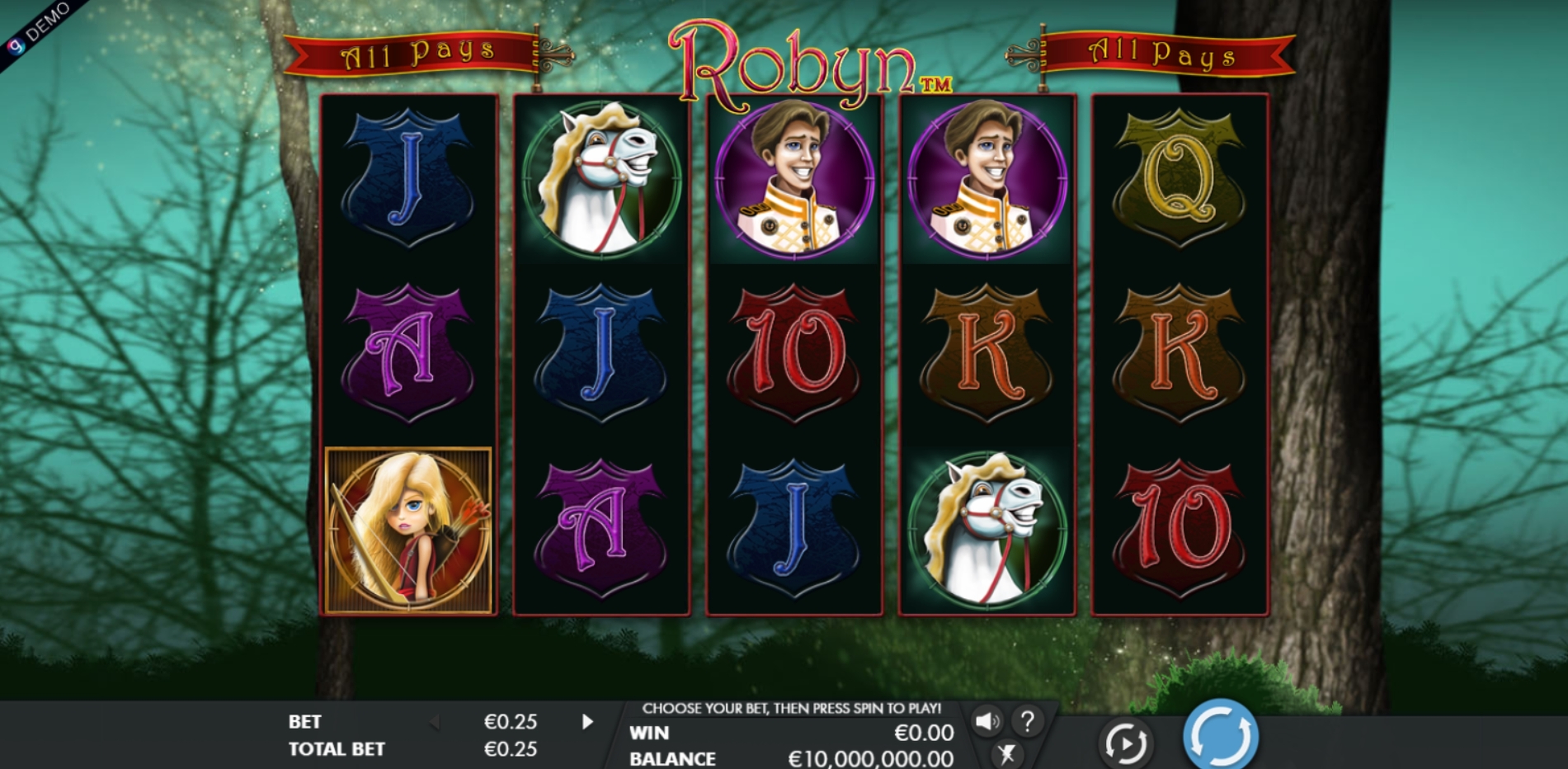 Reels in Robyn Slot Game by Genesis Gaming