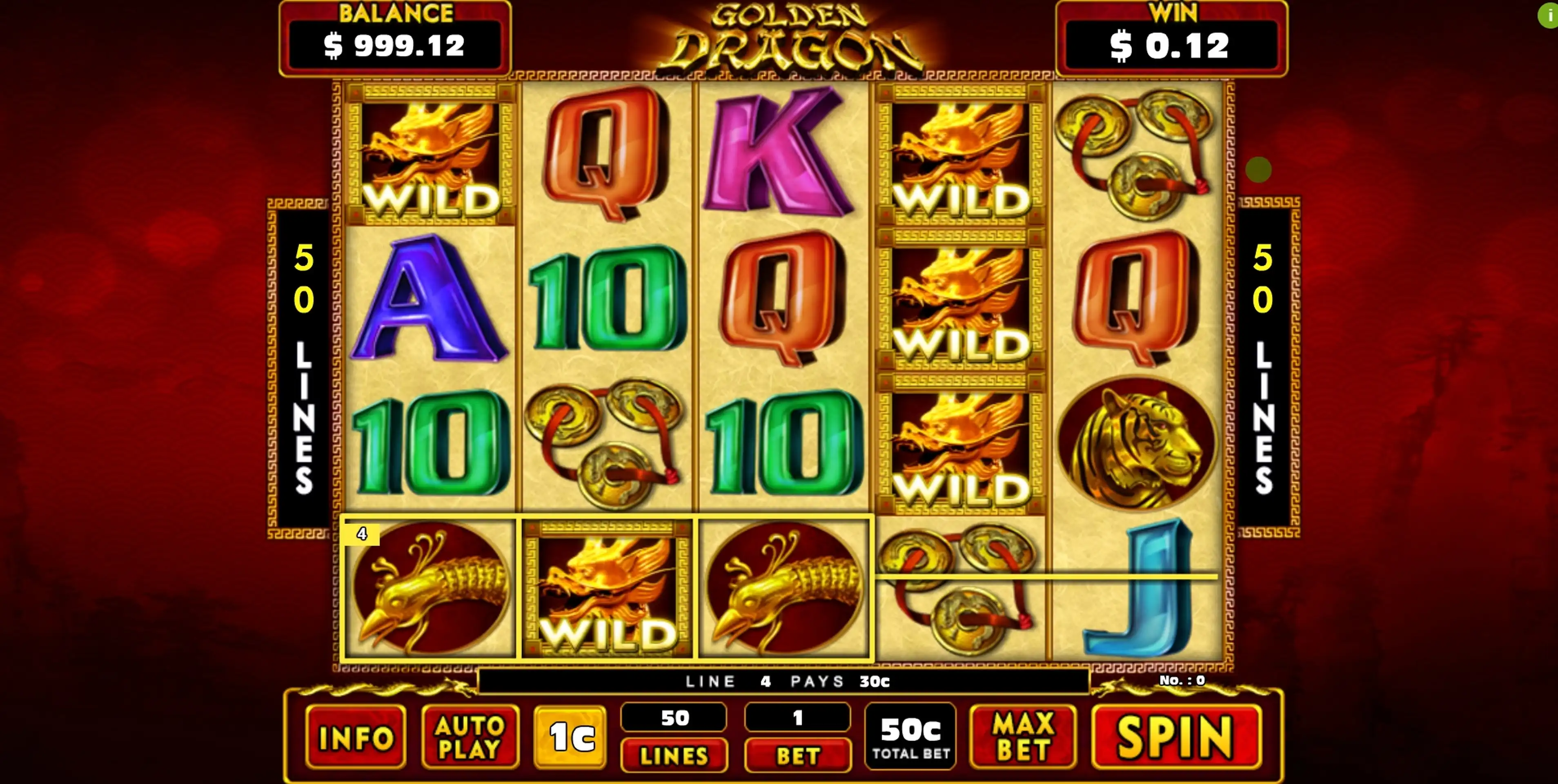 Win Money in Golden Dragon Free Slot Game by GMW