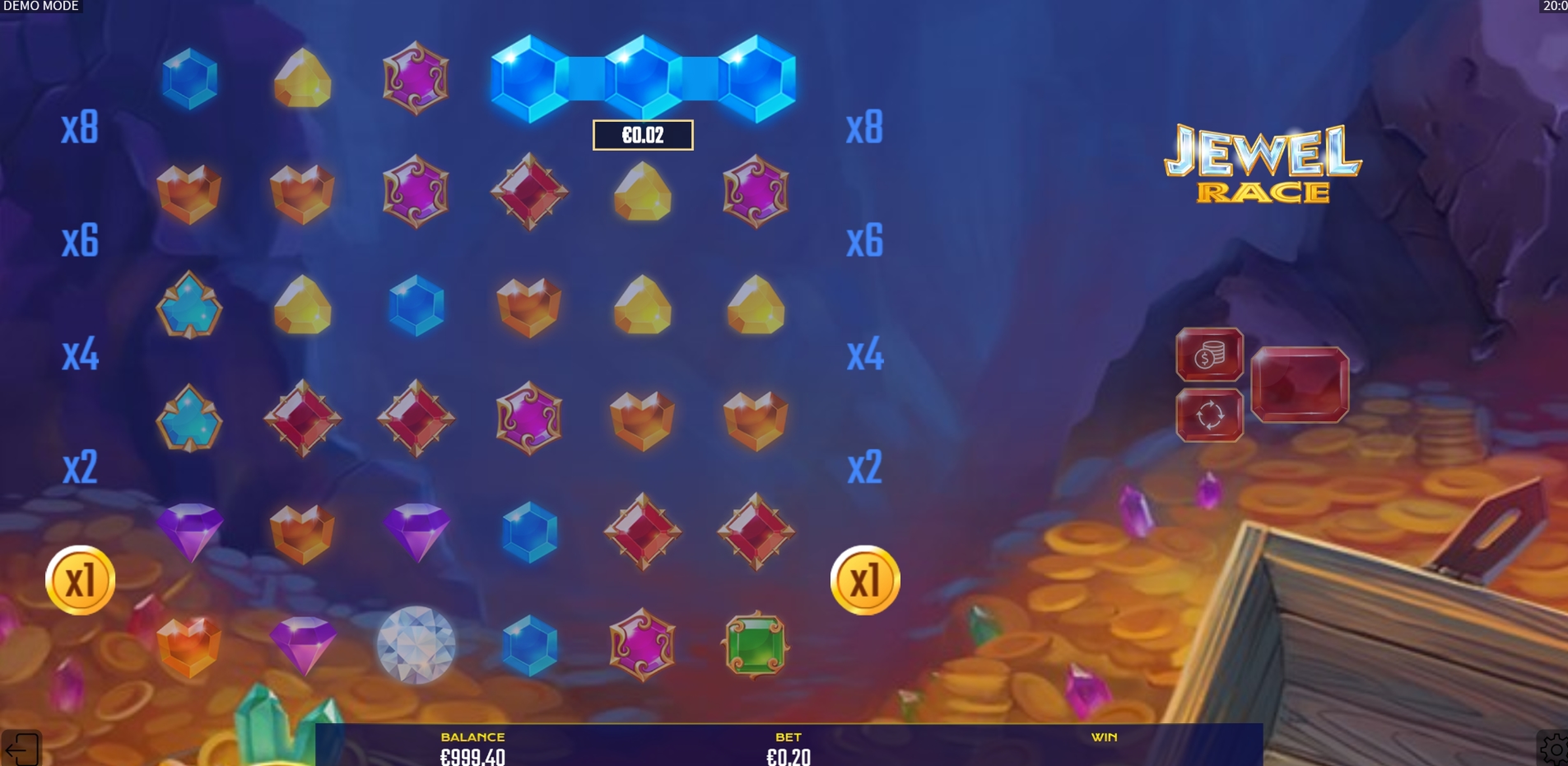 Win Money in Jewel Race Free Slot Game by Golden Hero