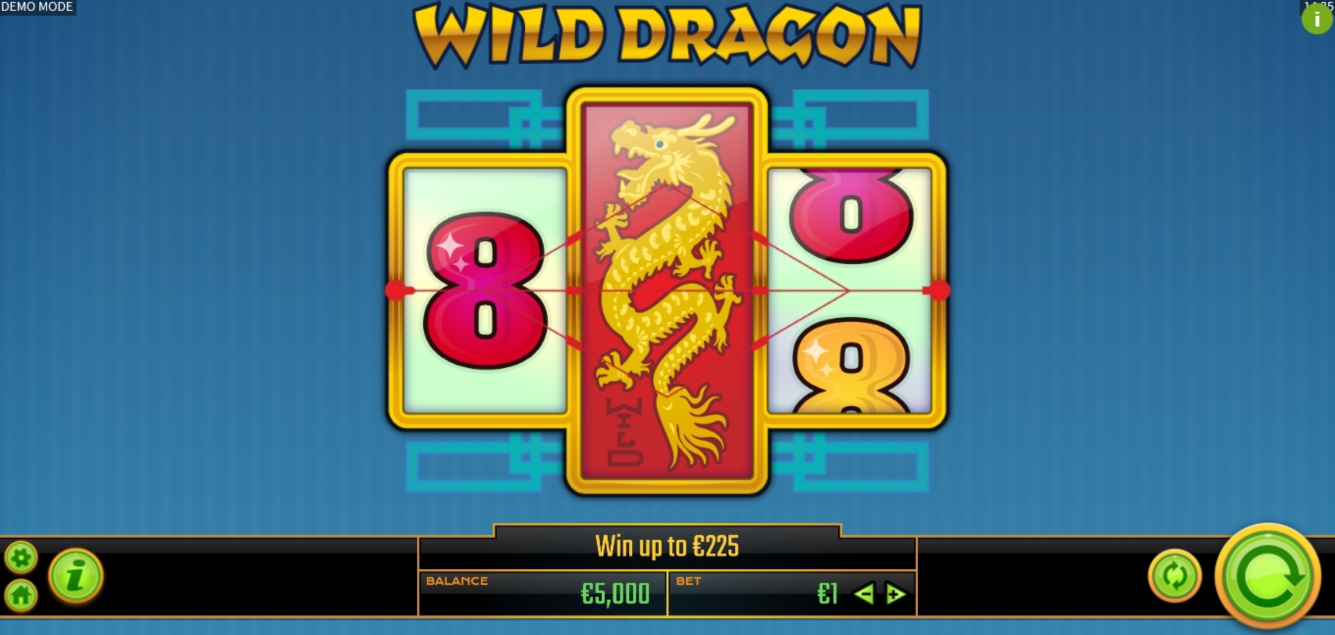 Reels in Wild Dragon Slot Game by Golden Hero