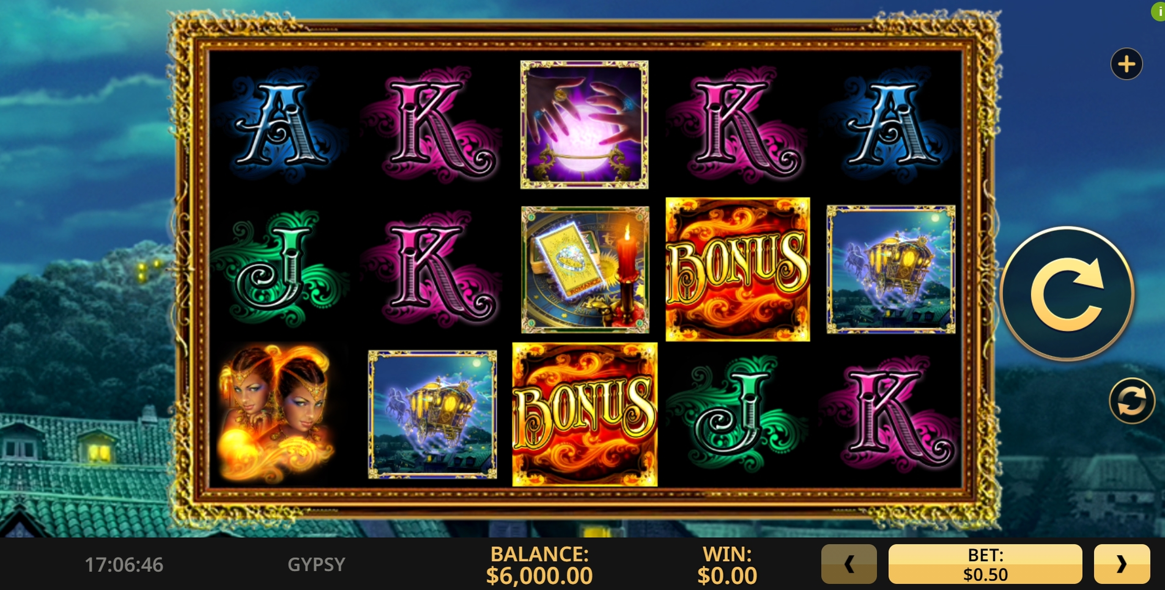 Reels in Gypsy Slot Game by High 5 Games