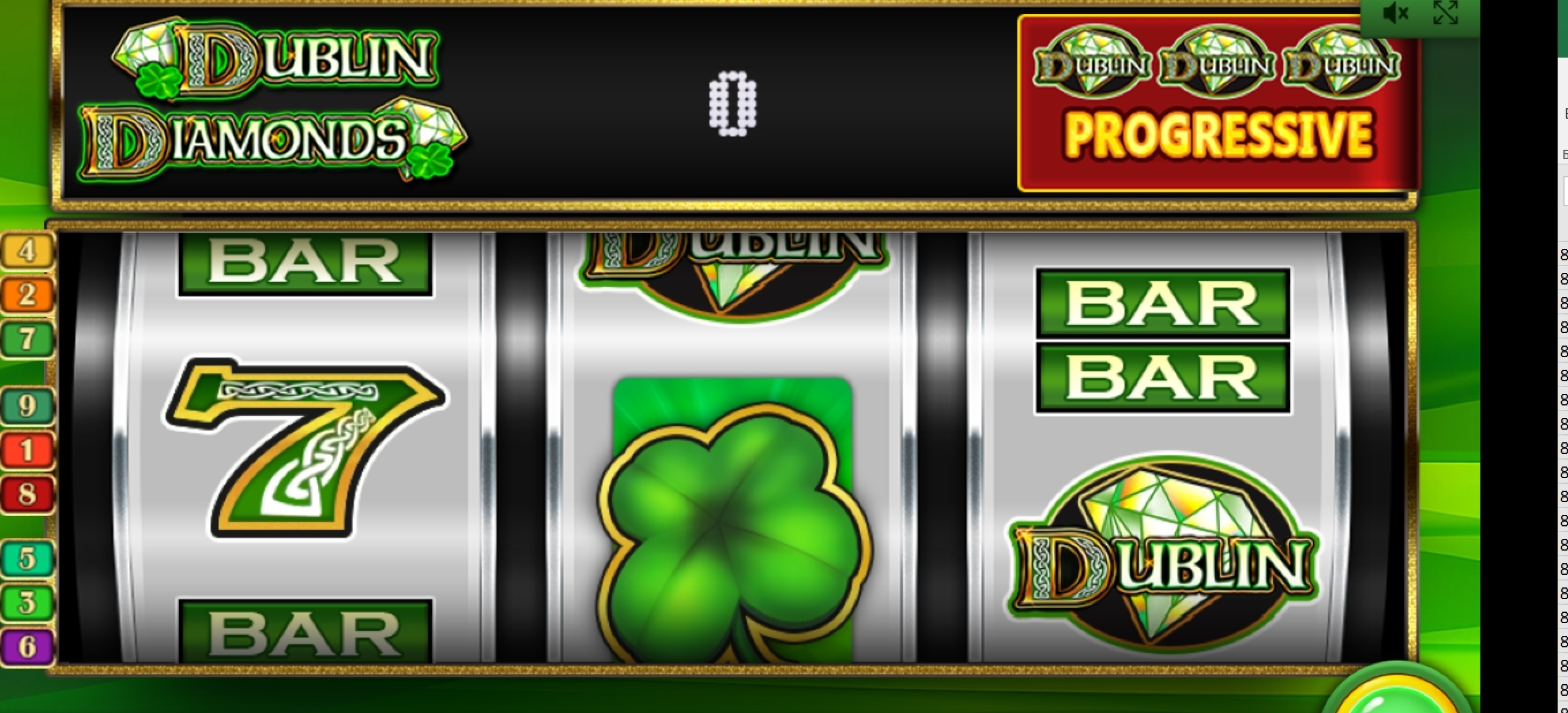 Reels in Dublin Diamonds Slot Game by IGT