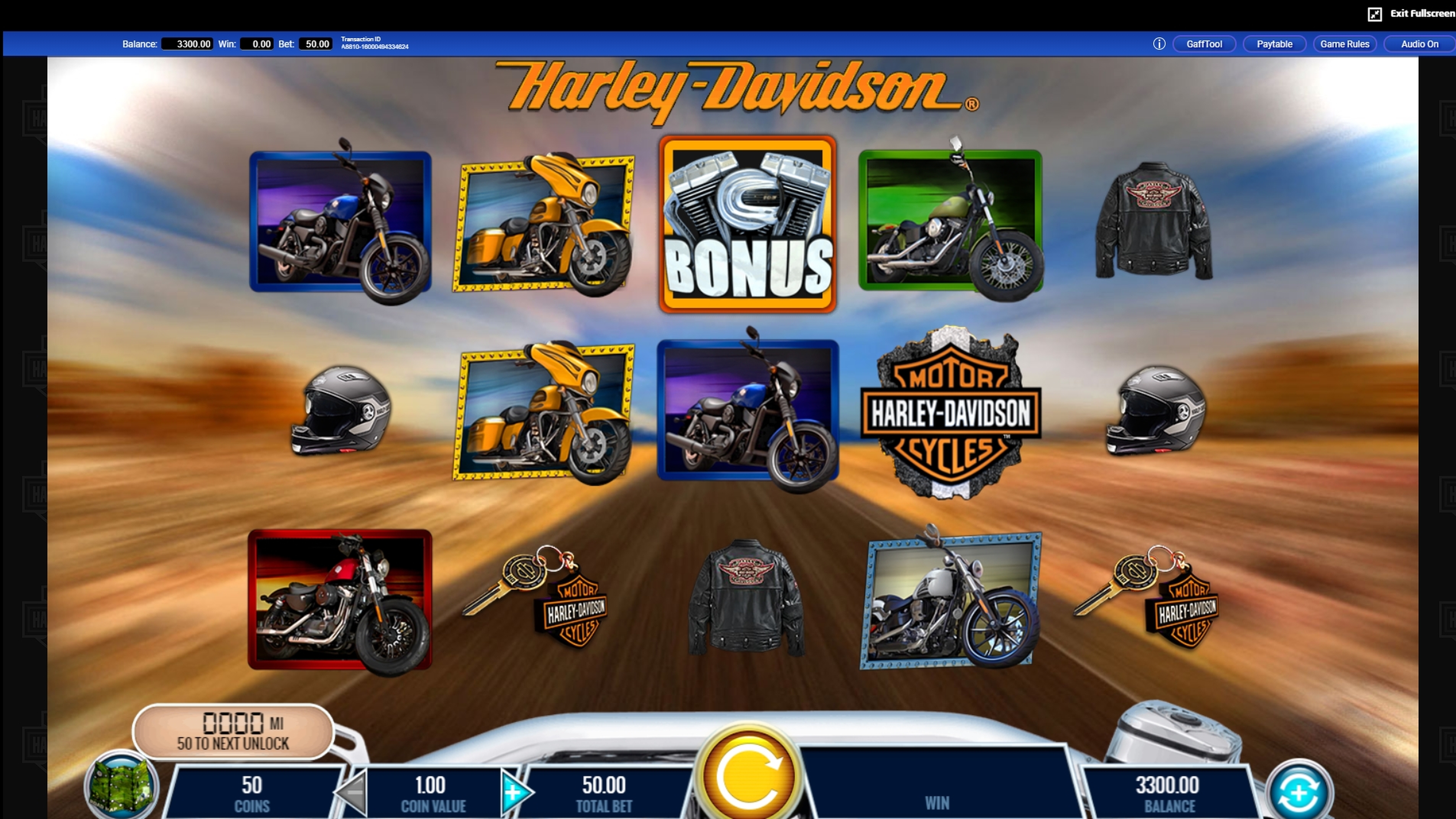 Reels in Harley-Davidson Freedom Tour Slot Game by IGT