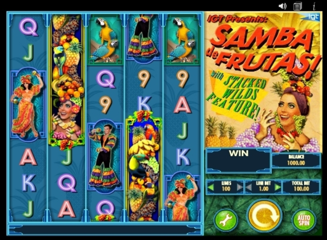 Reels in Samba De Frutas Slot Game by IGT